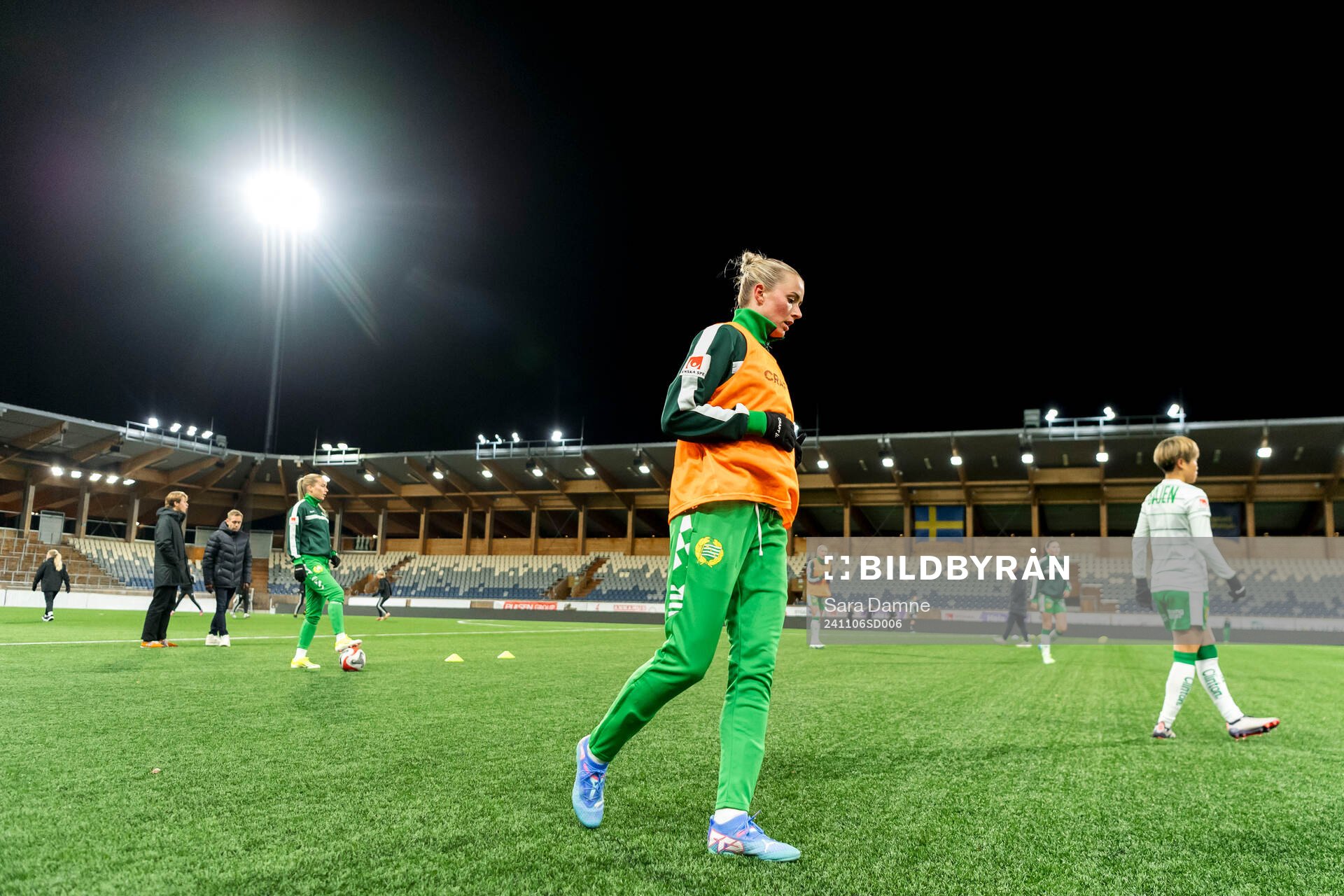 Hammarbys Thea Sørbo värmer upp