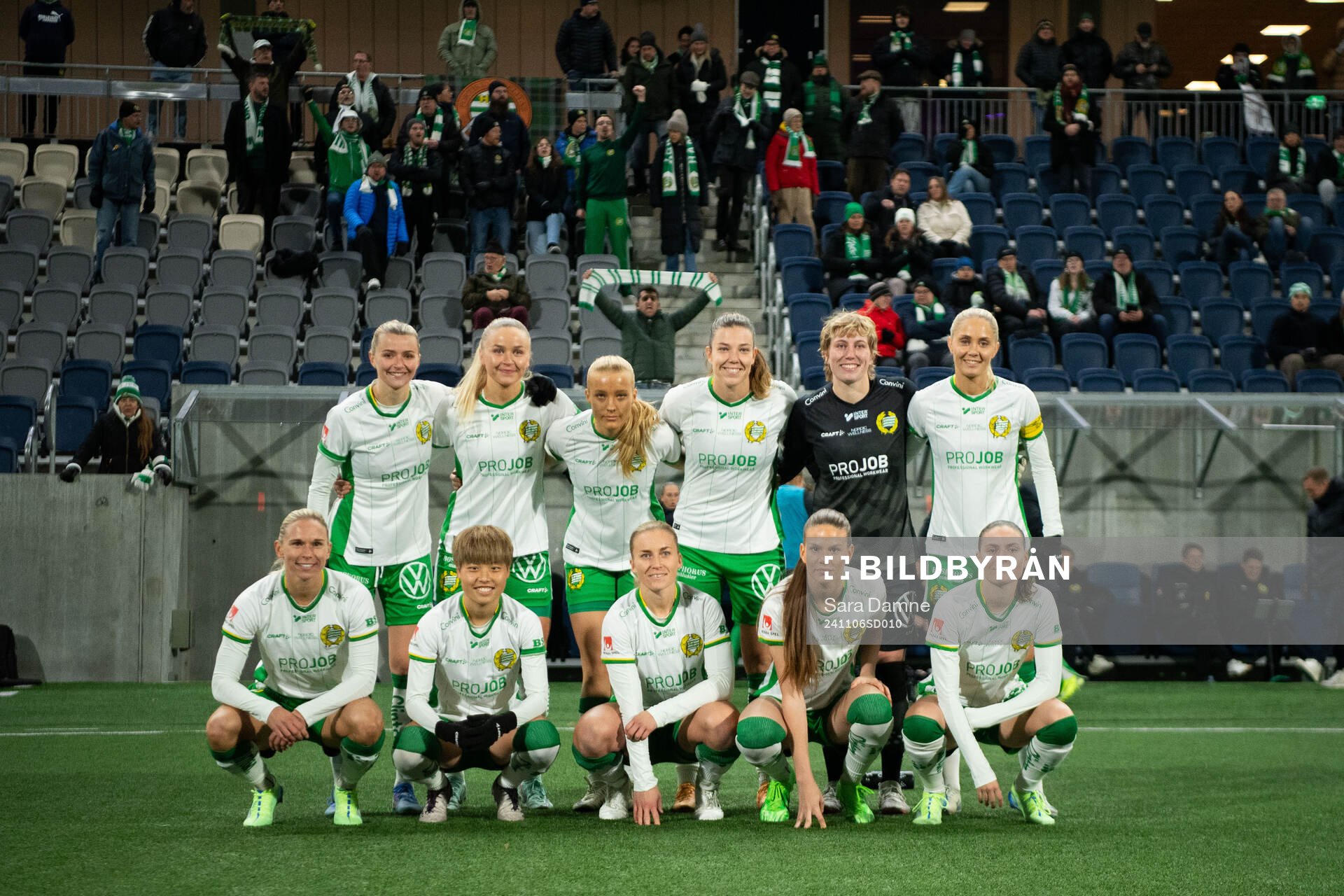 Thea Sørbo, Anna Jøsendal, Smilla Holmberg, Emma Westin,