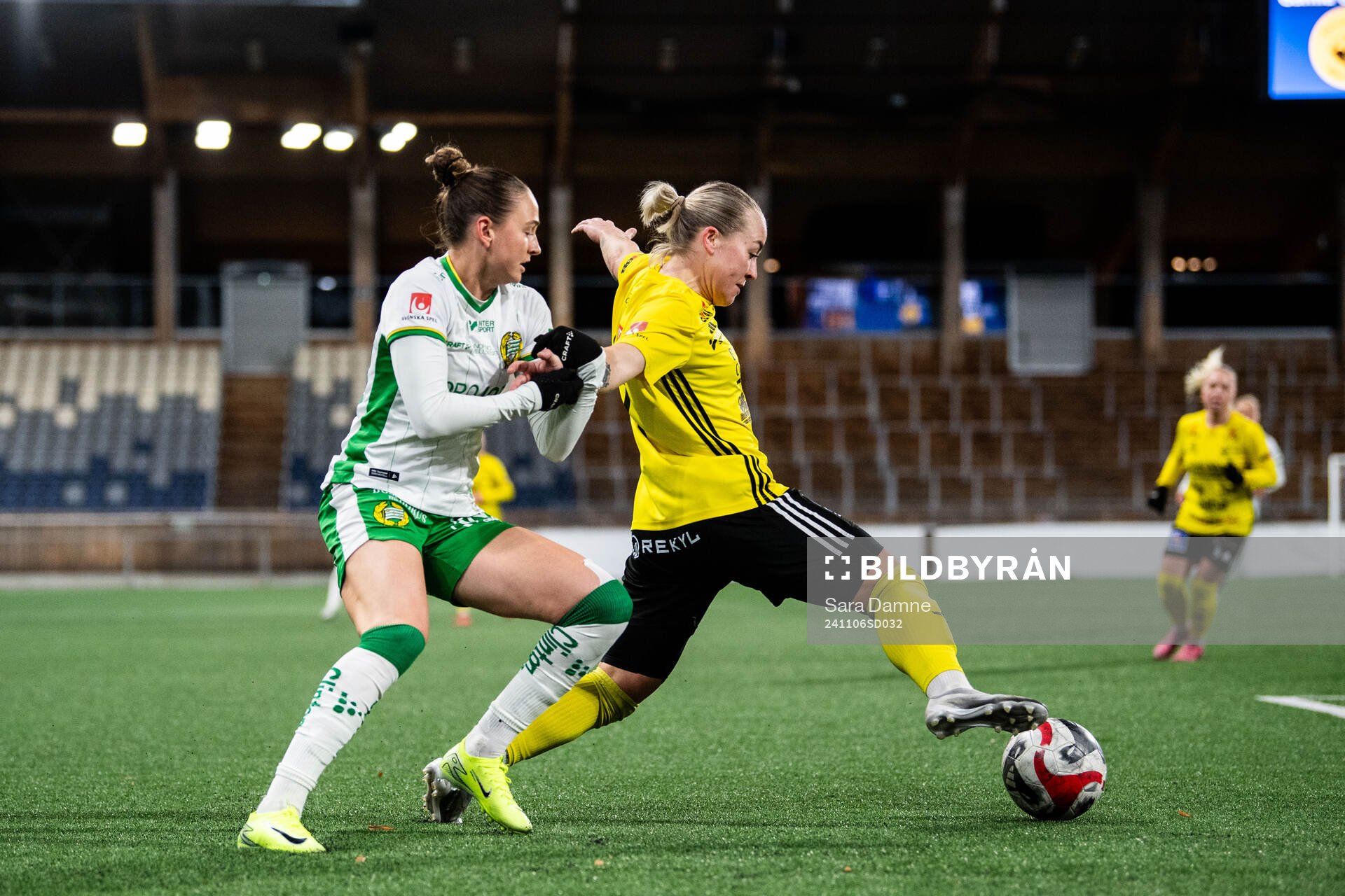 Hammarbys Vilde Hasund och Gamla Upsalas Ingrid Wixner