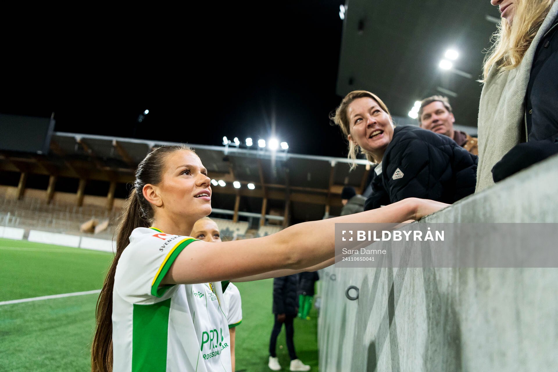 Hammarbys Bella Andersson jublar