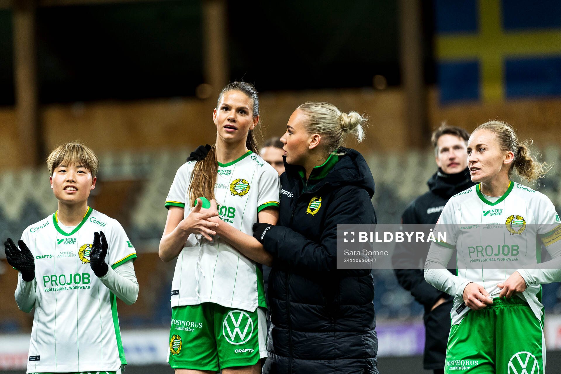 Hammarbys Bella Andersson och Cathinka Tandberg