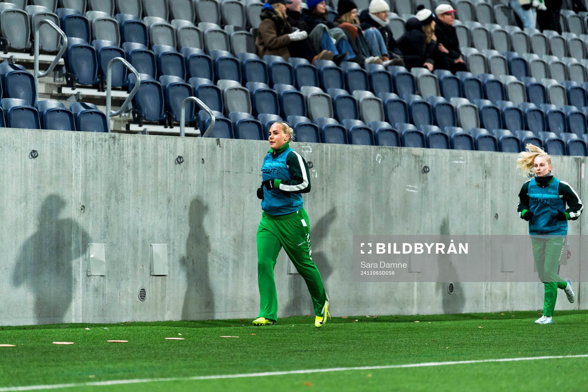 Hammarbys Cathinka Tandberg  och Emilie Joramo