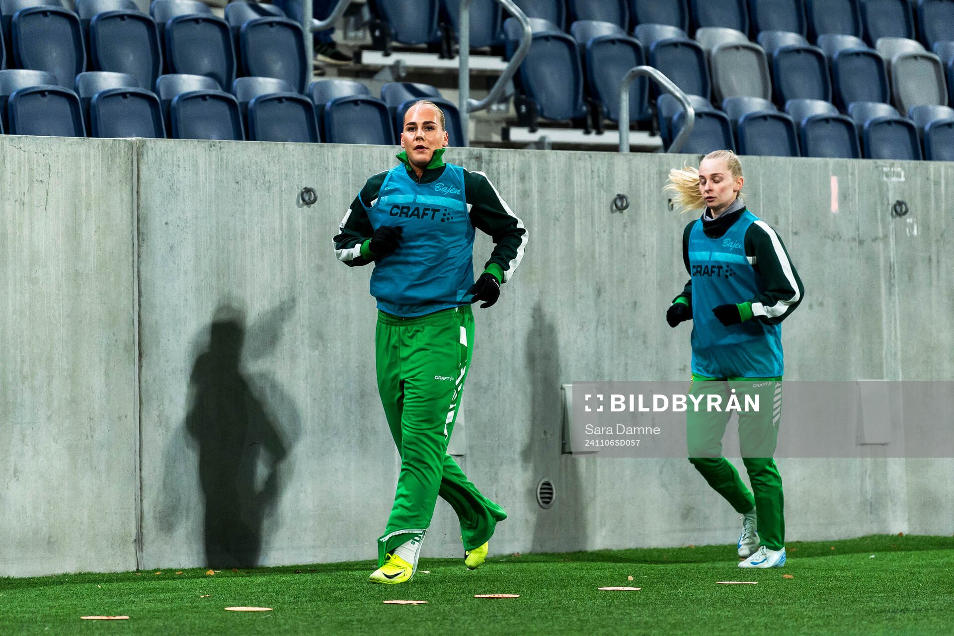 Hammarbys Cathinka Tandberg  och Emilie Joramo