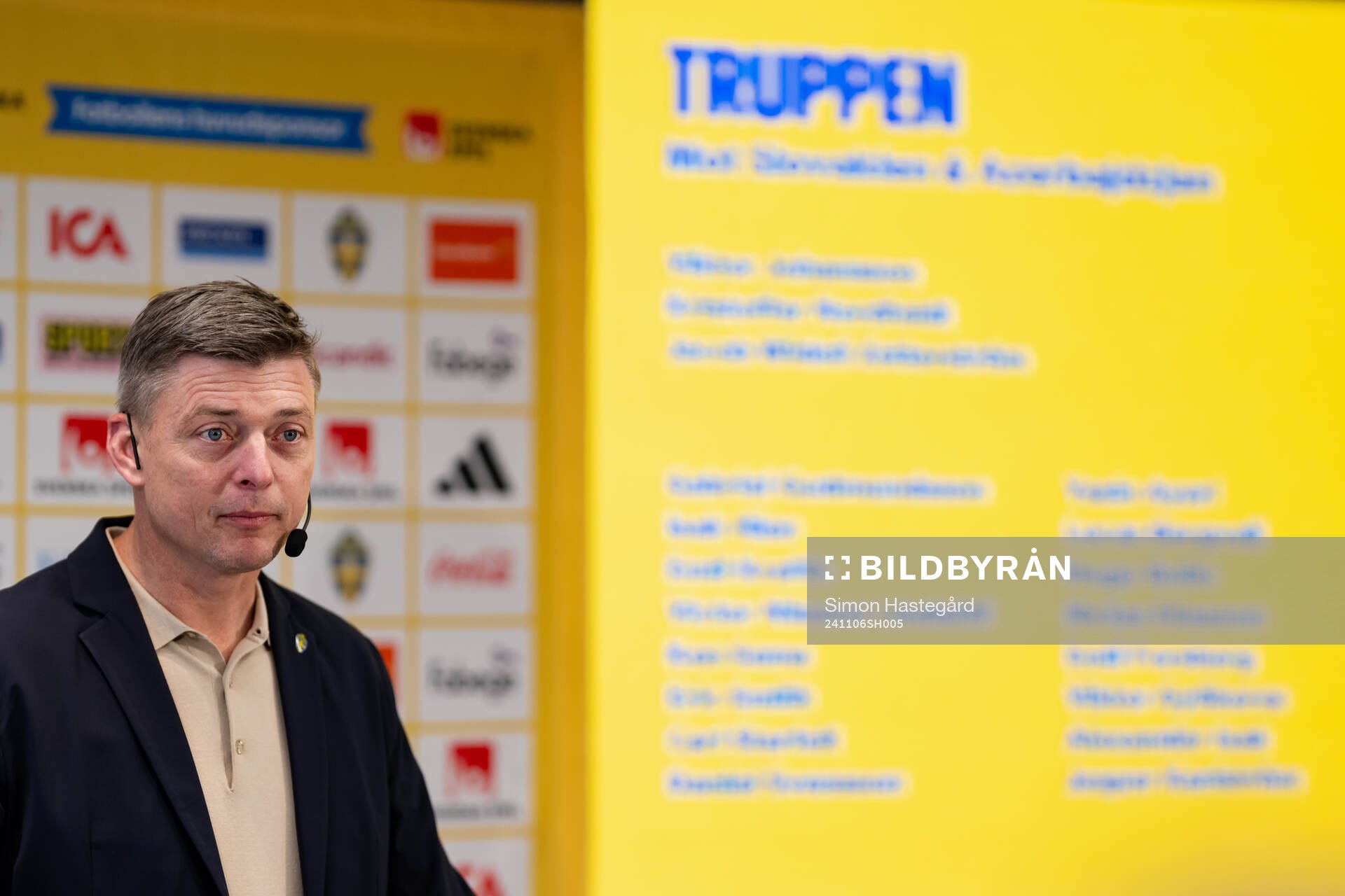 Jon Dahl Tomasson, Head coach of the Swedish men's national