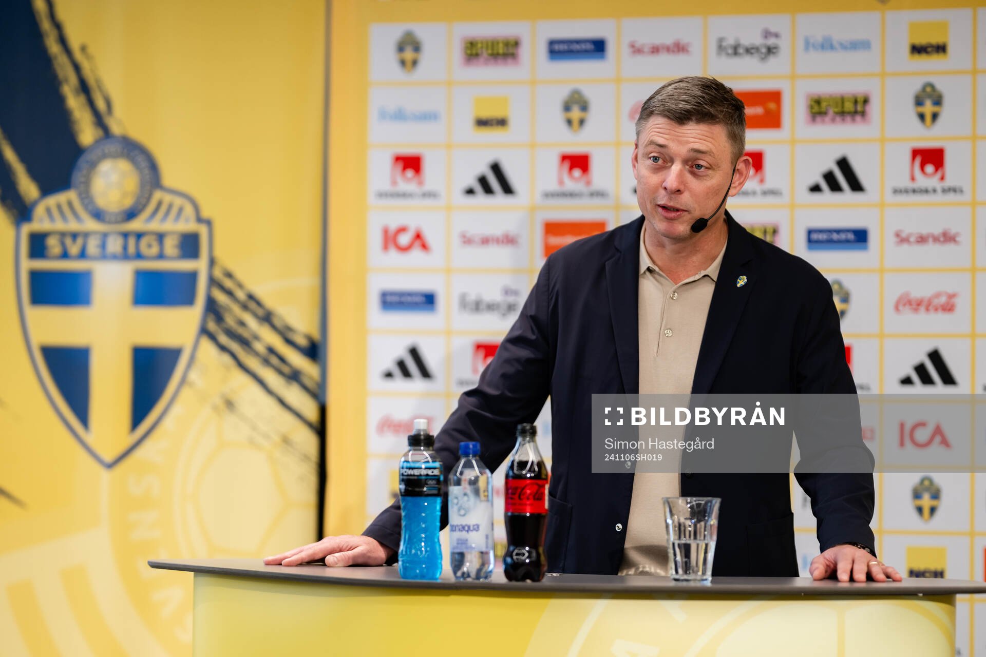 Jon Dahl Tomasson, Head coach of the Swedish men's national