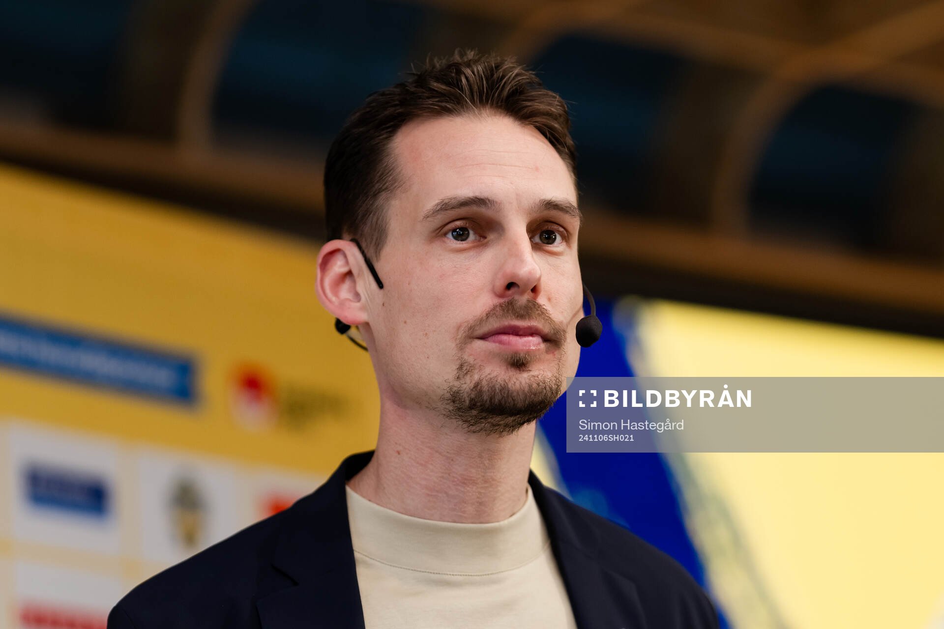 Daniel Bäckström, head coach of the Swedish under-21