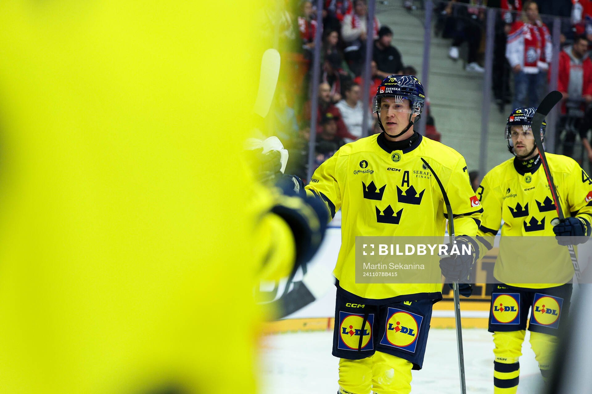 Dennis Rasmussen of Sweden celebrates
