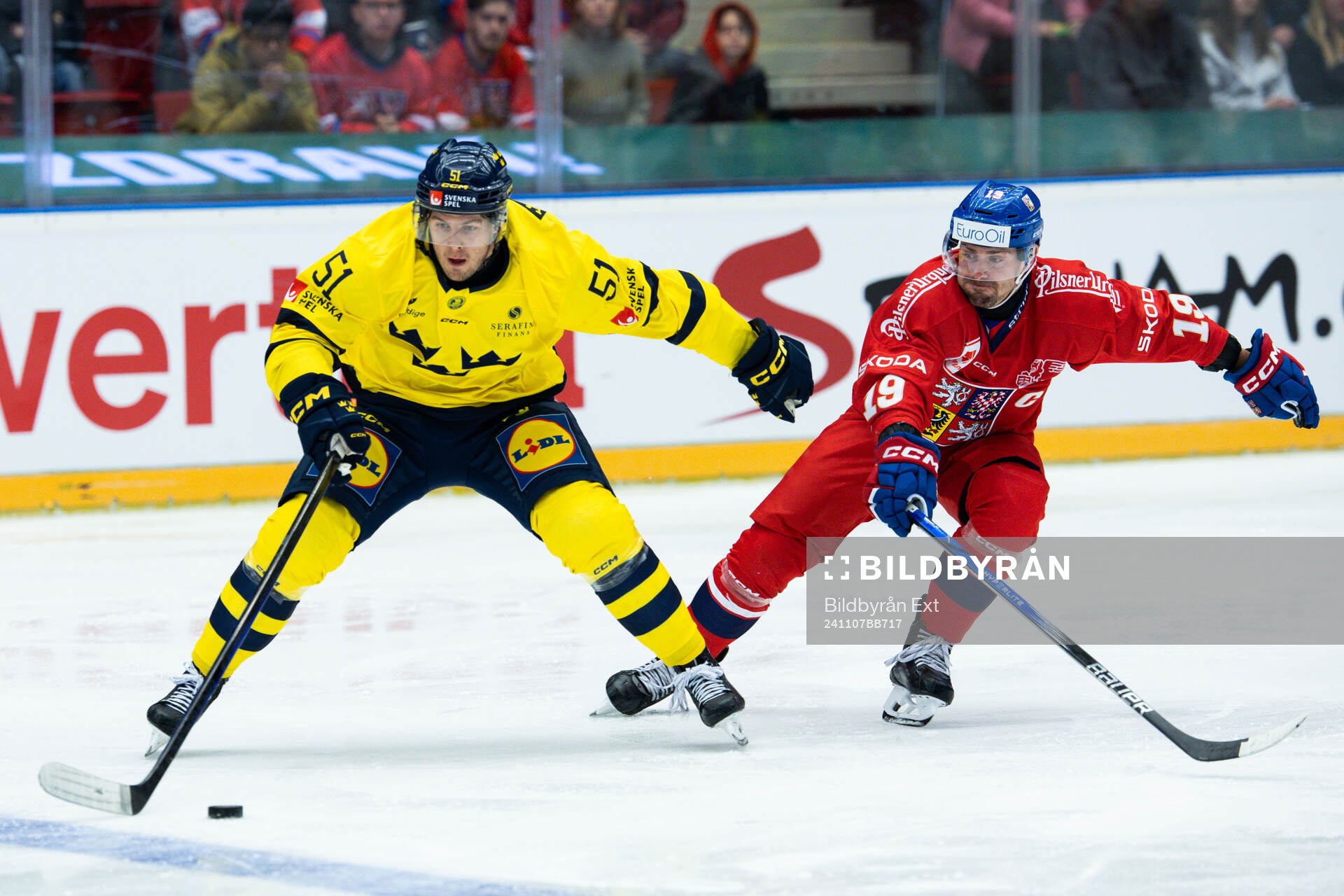 Filip Hållander of Sweden and Jakub Flek of Czech Republic