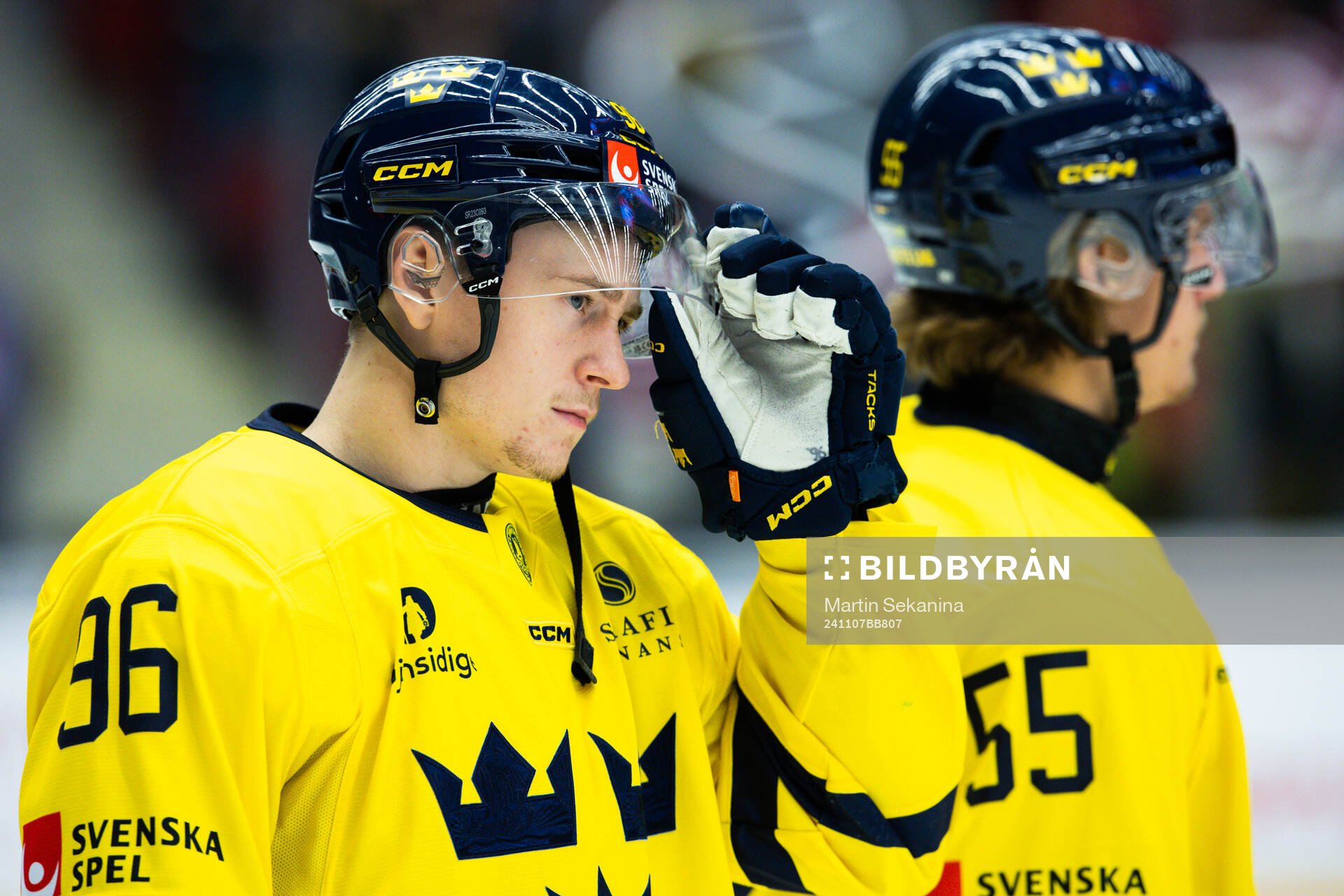Pontus Andreasson of Sweden looks dejected