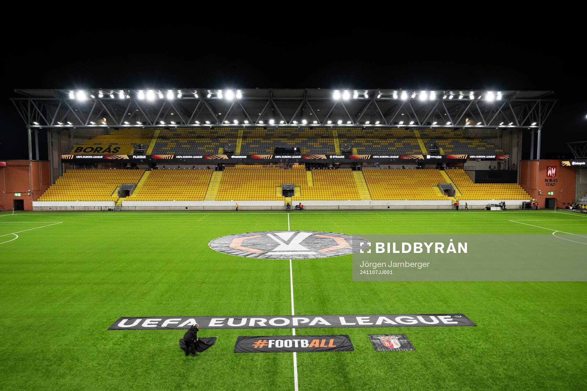 Overview of Borås Arena