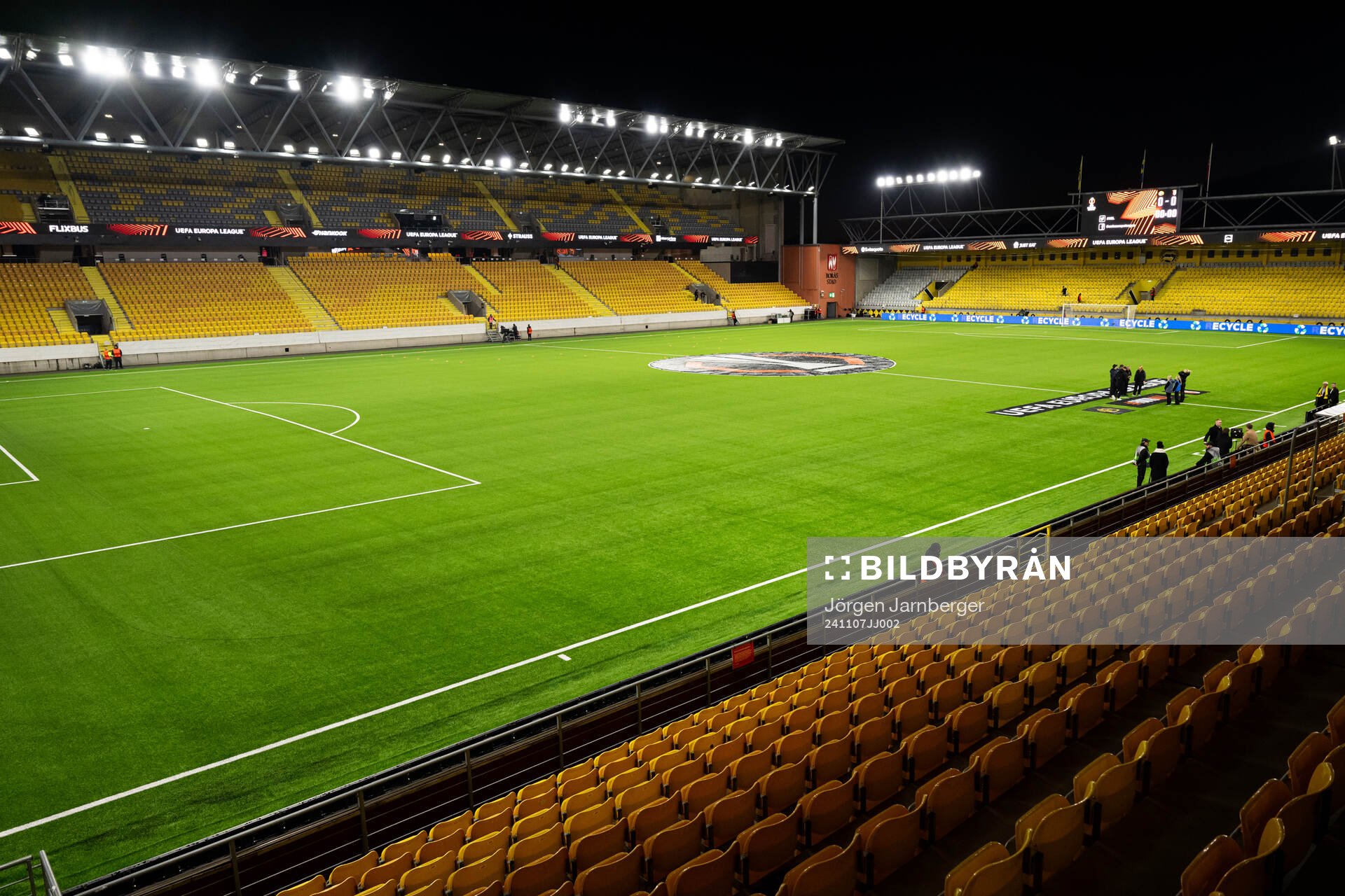 Overview of Borås Arena