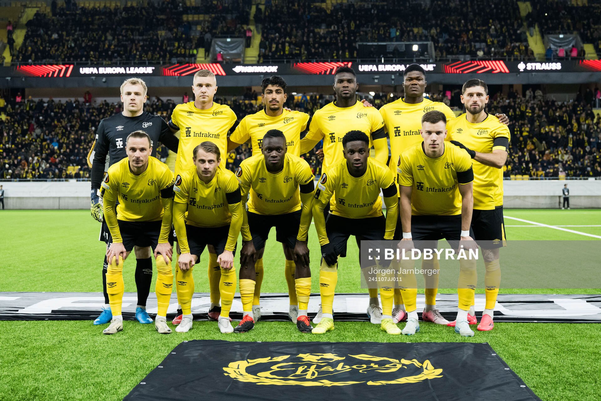 The starting eleven of Elfsborg