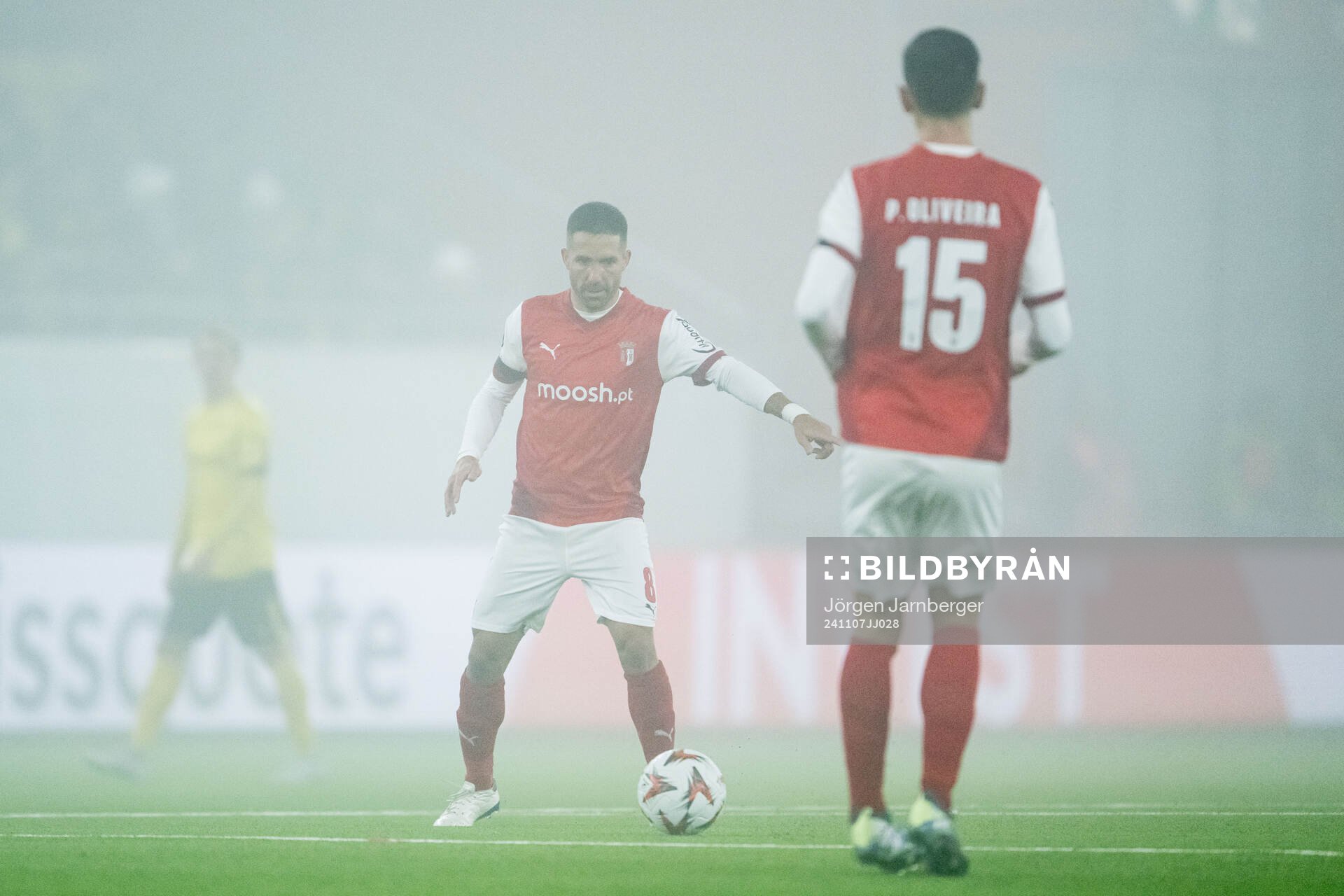 Joao Moutinho of Braga during the Europa League match between Elfsborg and Braga on November 7, 2024 in Borås. 