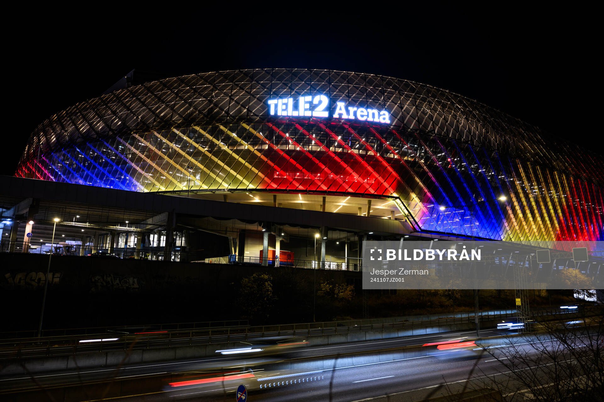 Extrior view of Tele2 Arena