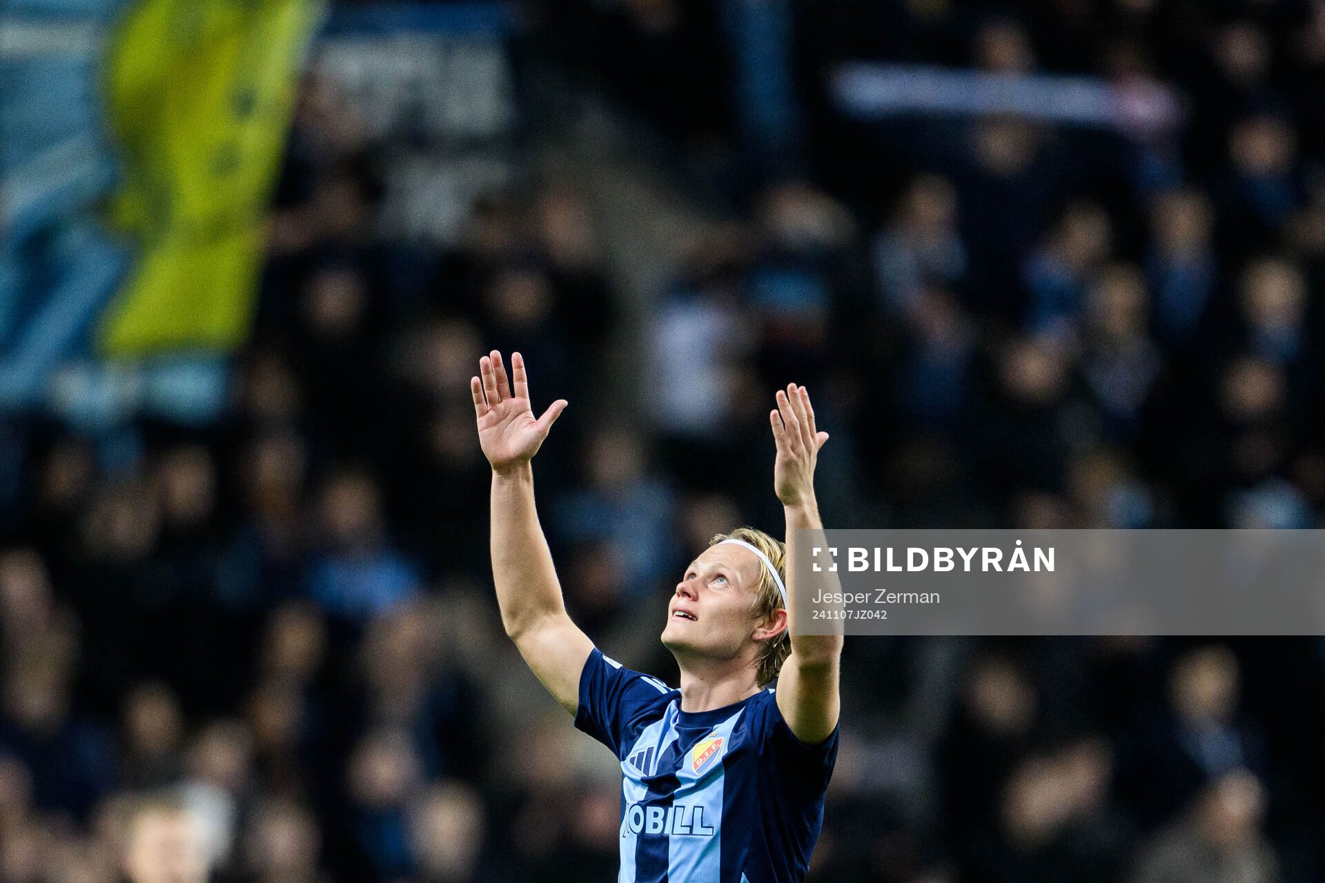 Tobias Gulliksen of Djurgården celebrates