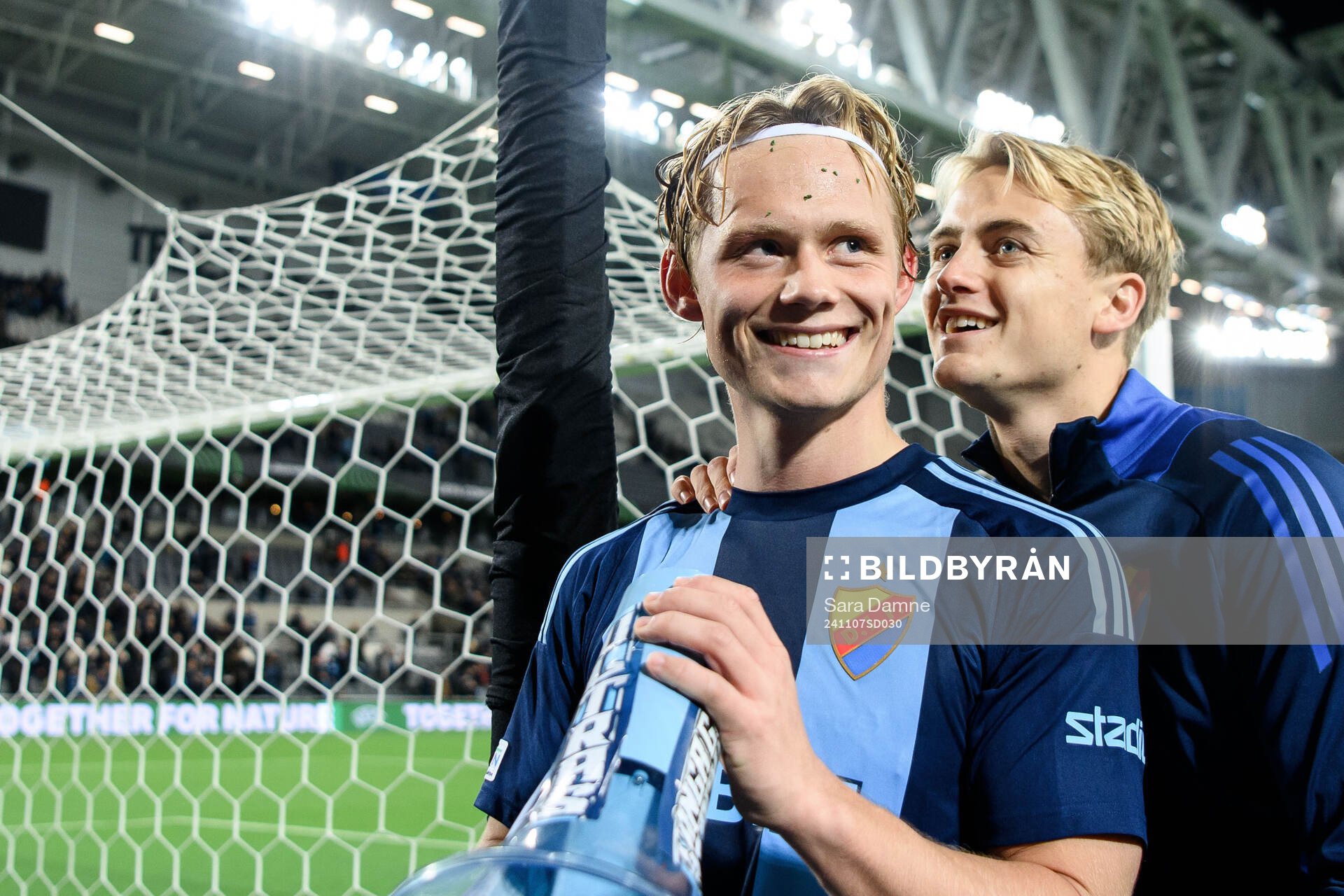 Tobias Gulliksen and Oskar Fallenius of Djurgården
