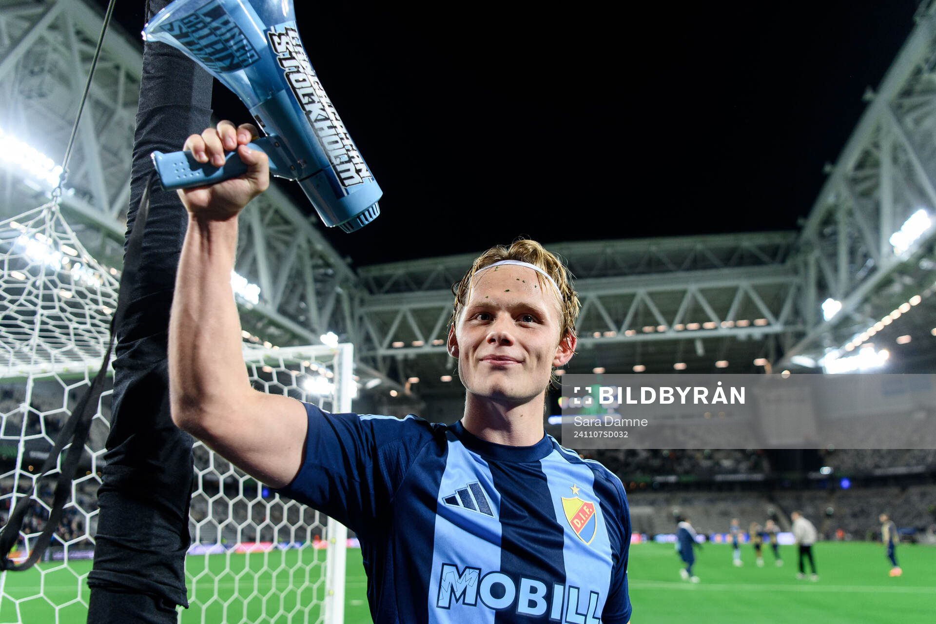 Tobias Gulliksen of Djurgården celebrates