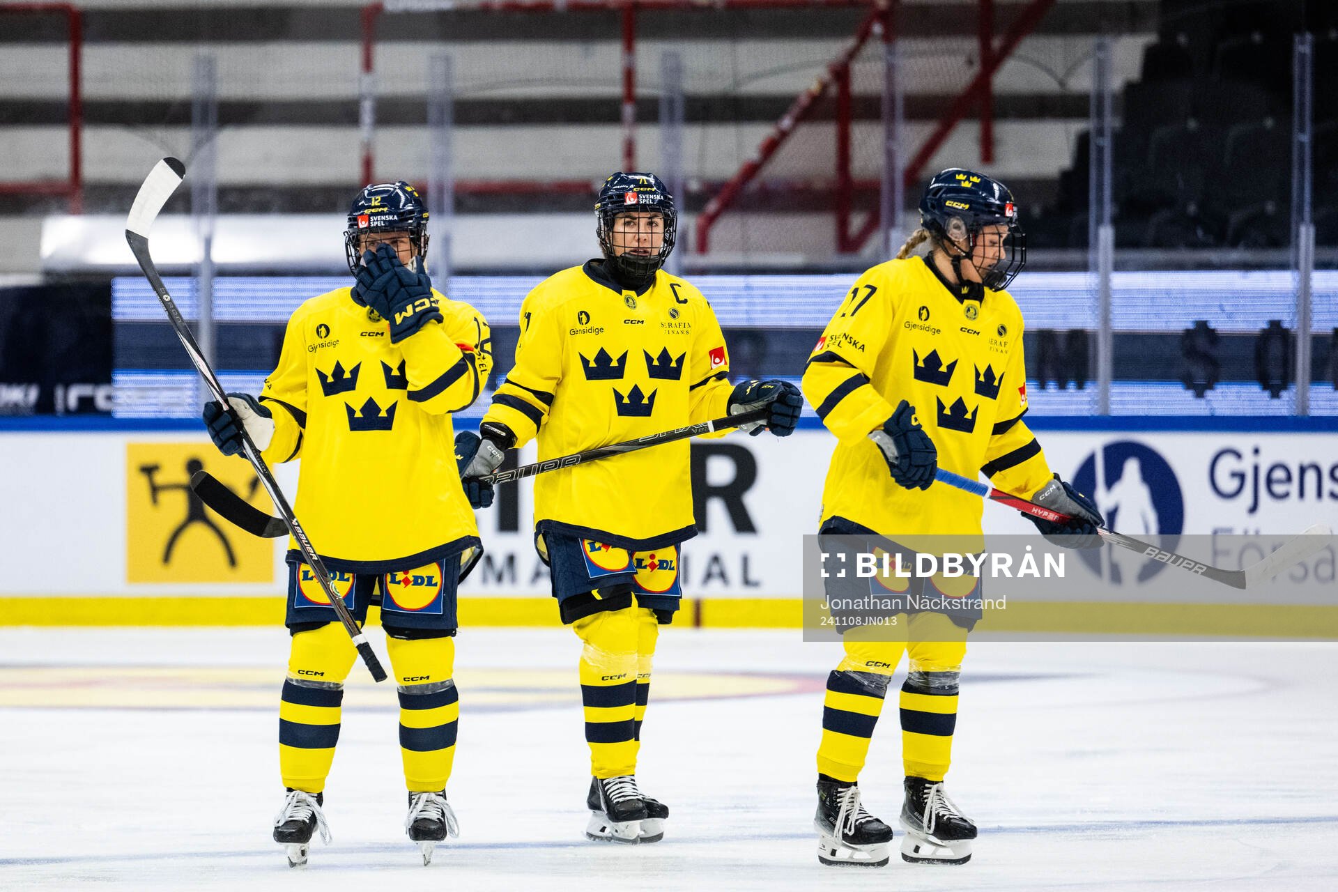 Maja Nylén-Persson, Anna Kjellbin and Sofie Lundin of