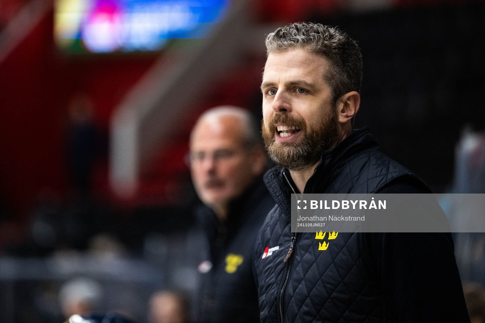Head coach Ulf Lundberg of Sweden