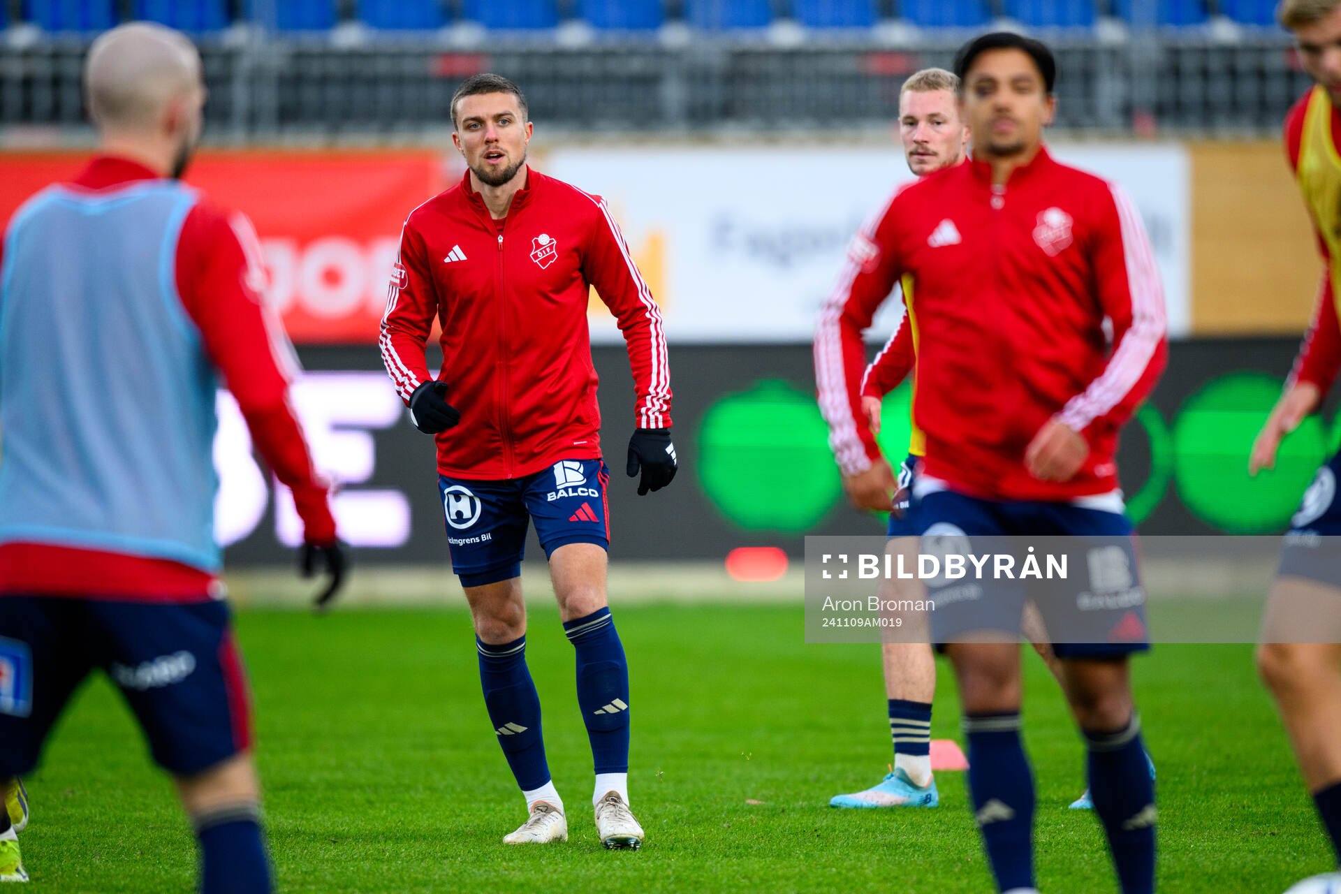 Östers Ivan Kricak inför fotbollsmatchen i Superettan mellan Degerfors och Öster den 9 november 2024 i Degerfors. 