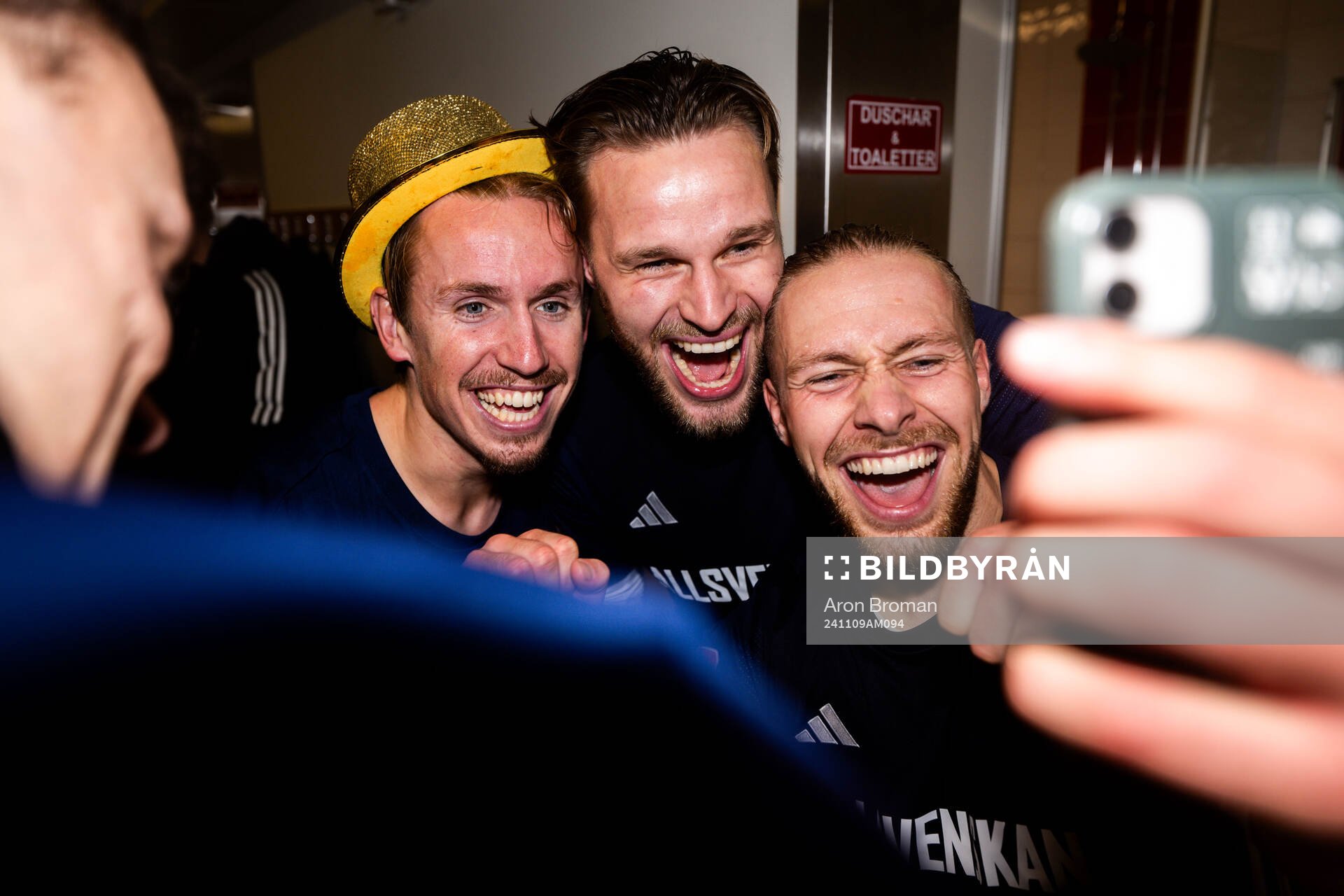 Östers David Seger, Niklas Söderberg och Kevin Höög