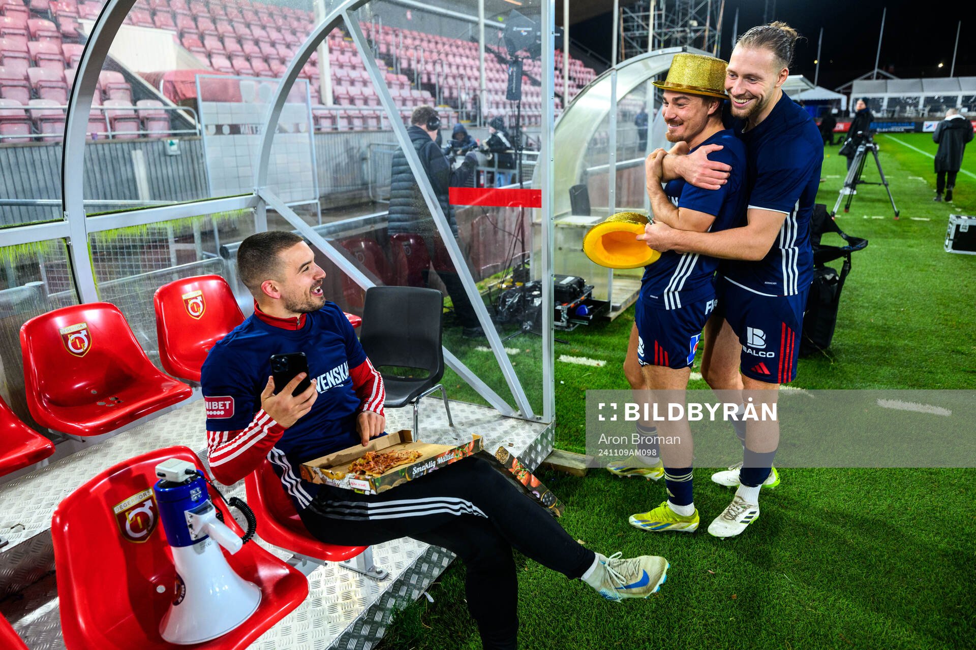 Östers Vladimir Rodic, Tutu Varmanen och Kevin Höög