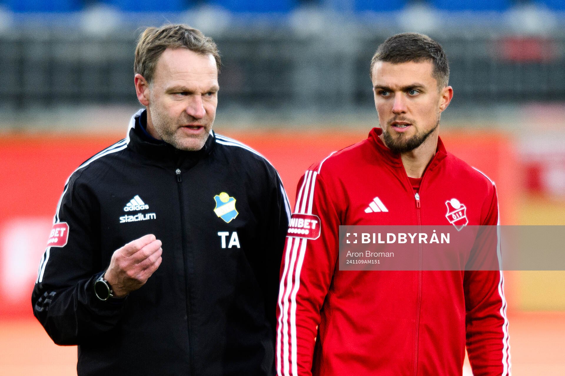 Östers assisterande tränare Torbjörn Arvidsson och Ivan