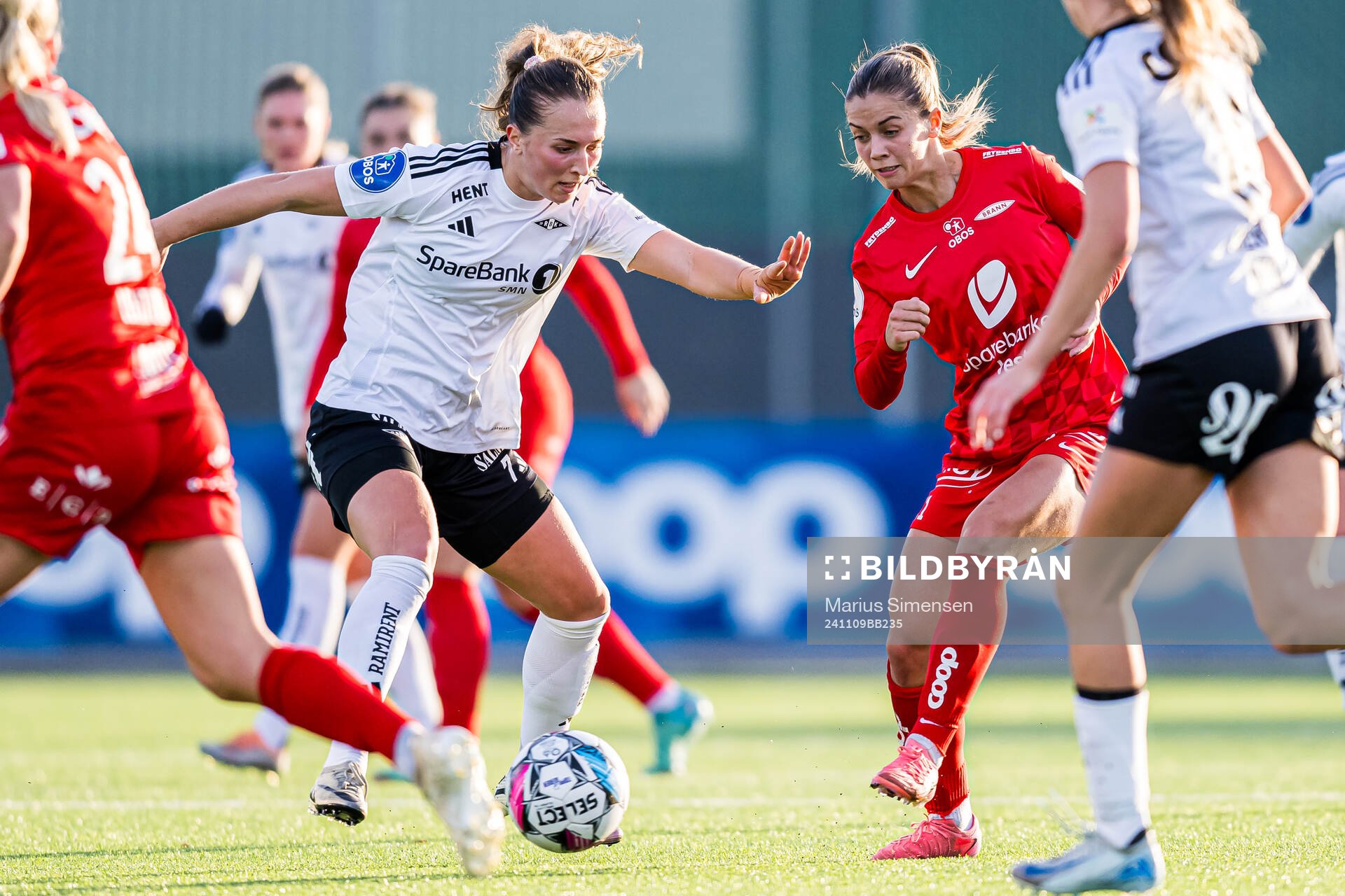 Matilde Alsaker Rogde of Rosenborg and Johanna Anna Maria