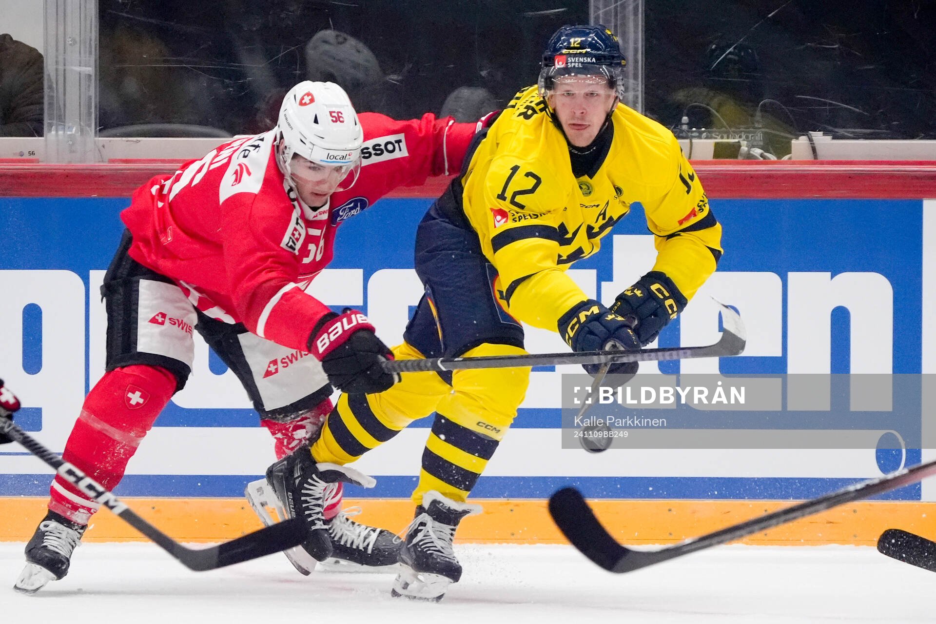 Tim Berni of Switzerland and Max Friberg of Sweden