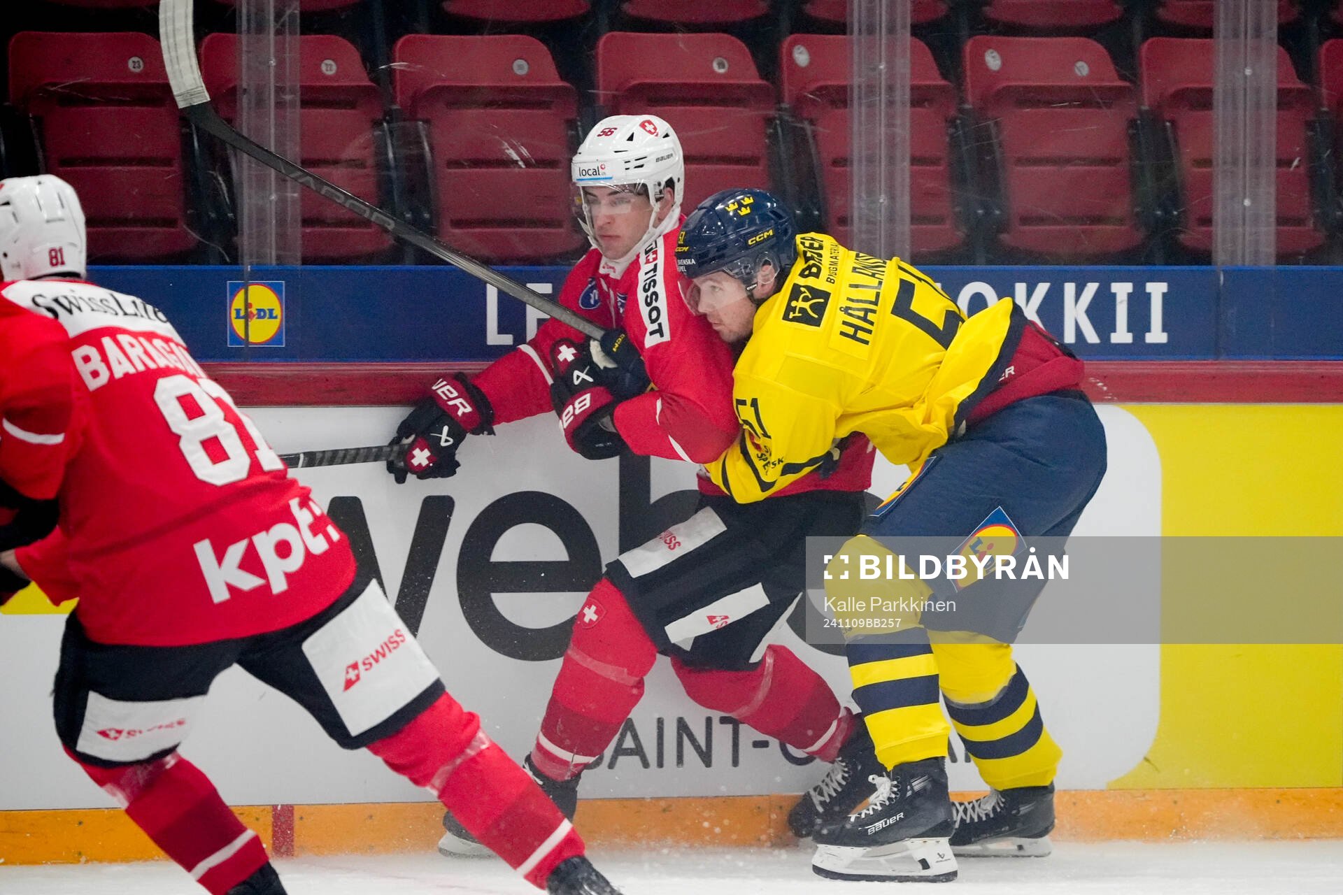 Tim Berni  of Switzerland Filip Hållander of Sweden