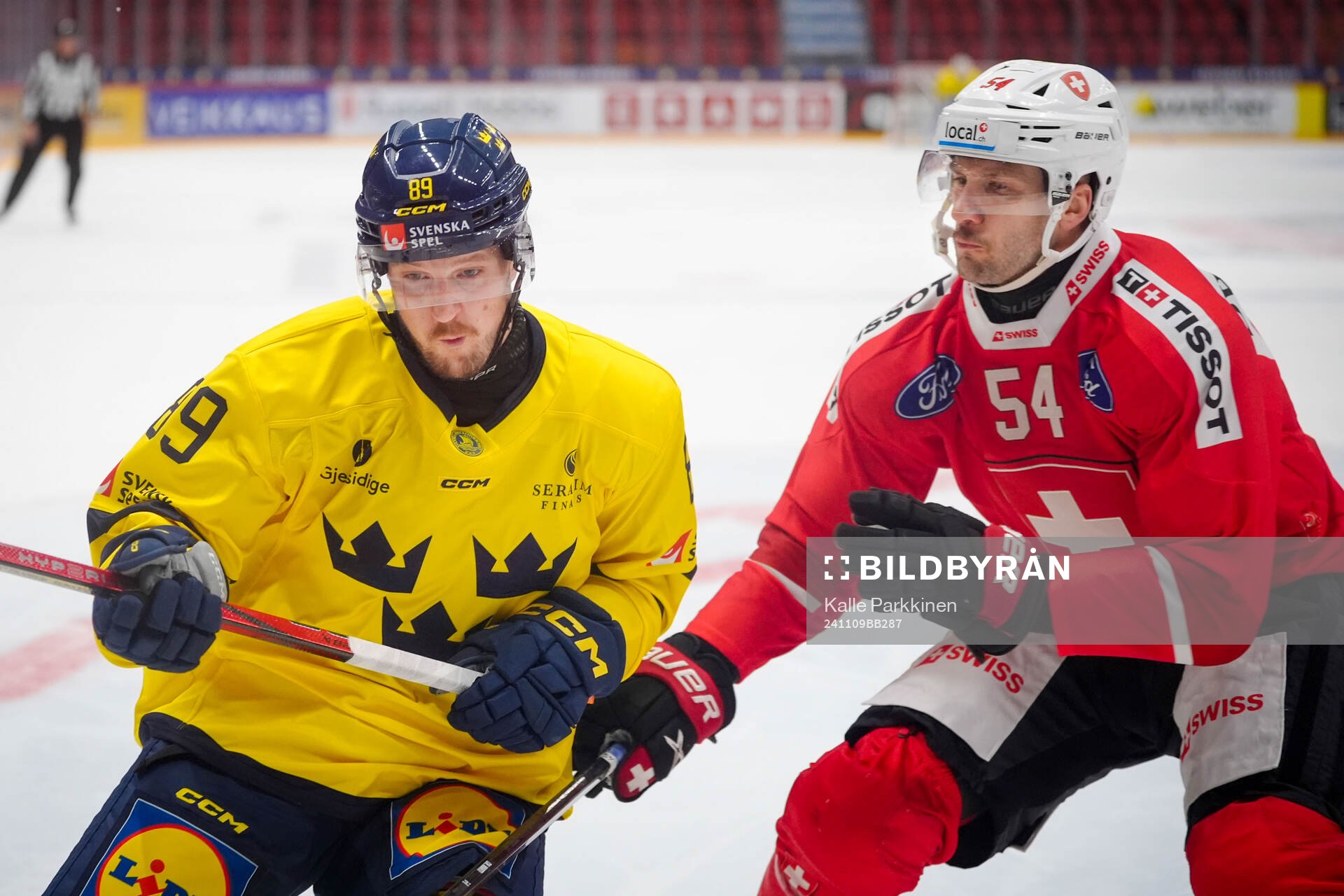 Patrik Karlkvist of Sweden and Christian Marti of