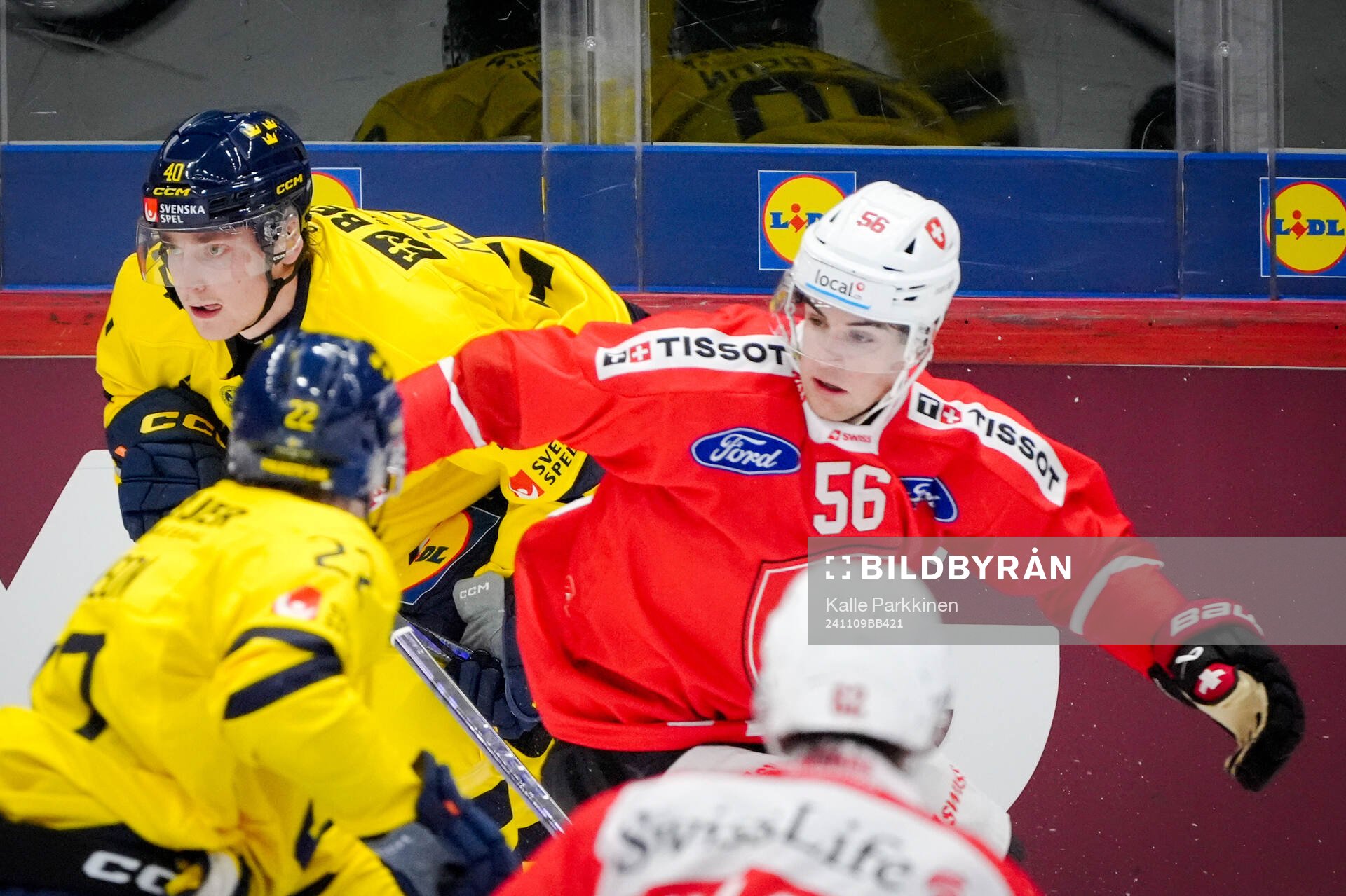 Jacob Peterson of Sweden and Tim Berni of Switzerland