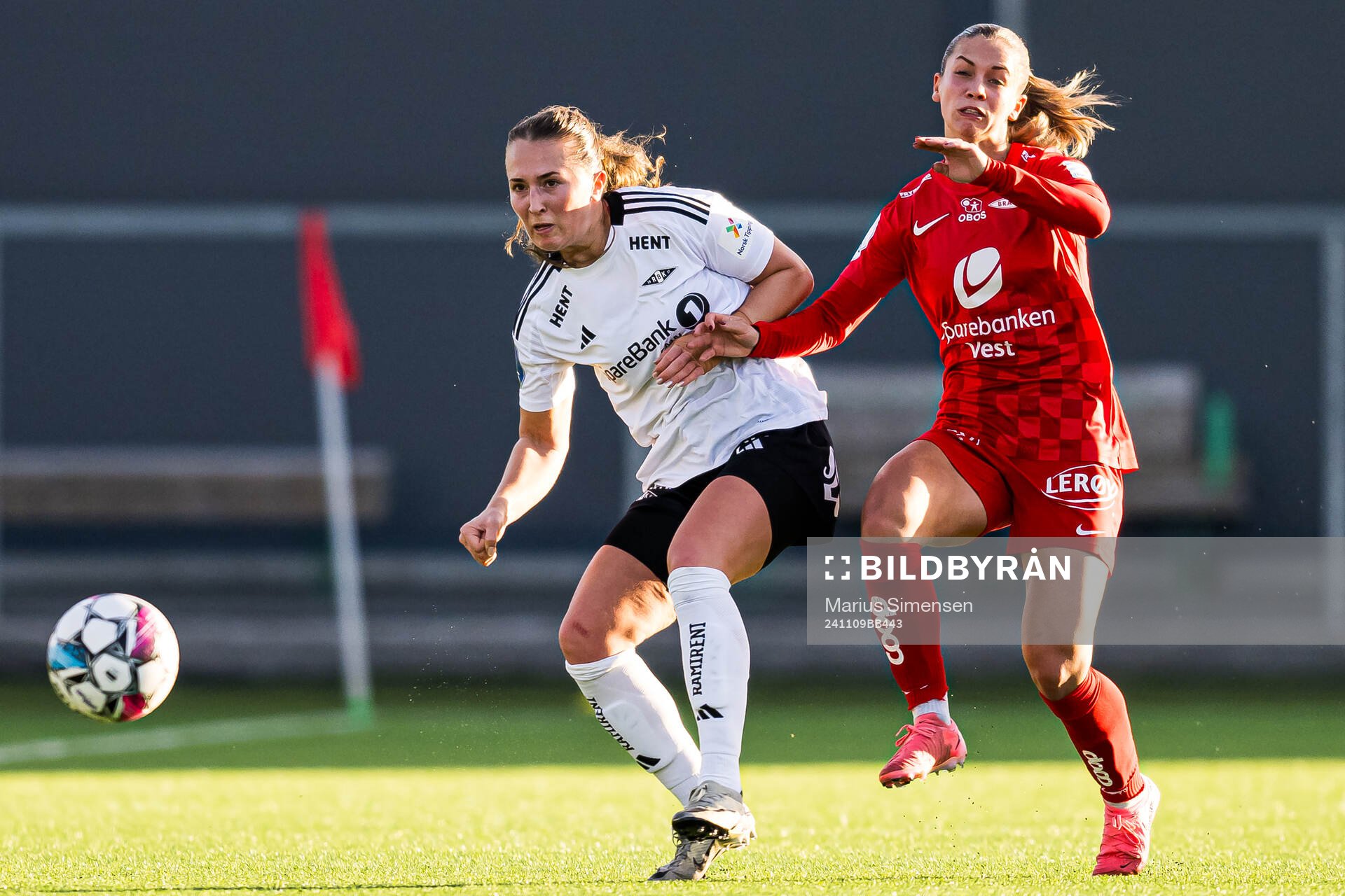 Matilde Alsaker Rogde of Rosenborg and Johanna Anna Maria