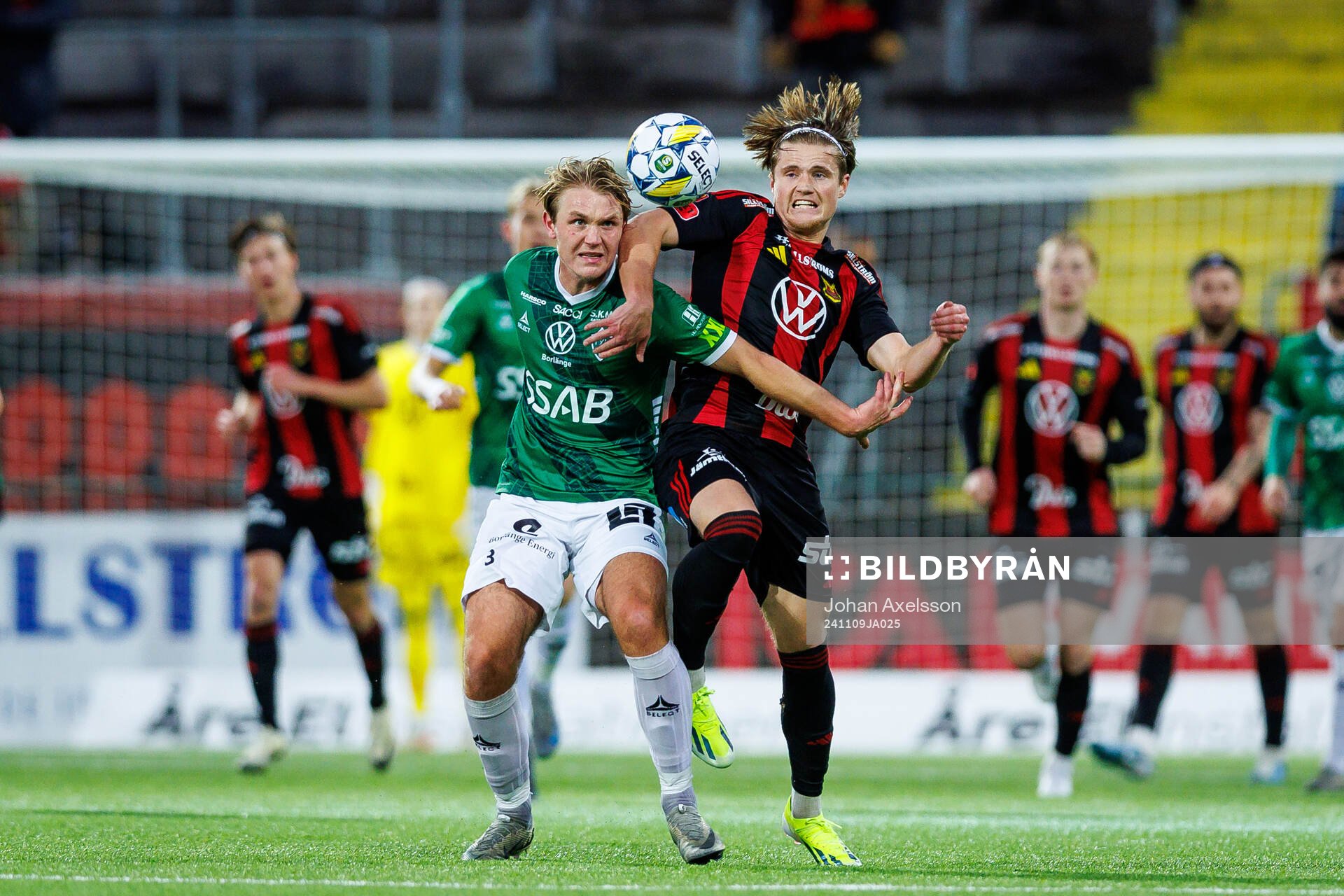 Brages Teodor Wålemark och Östersunds Sebastian Karlsson