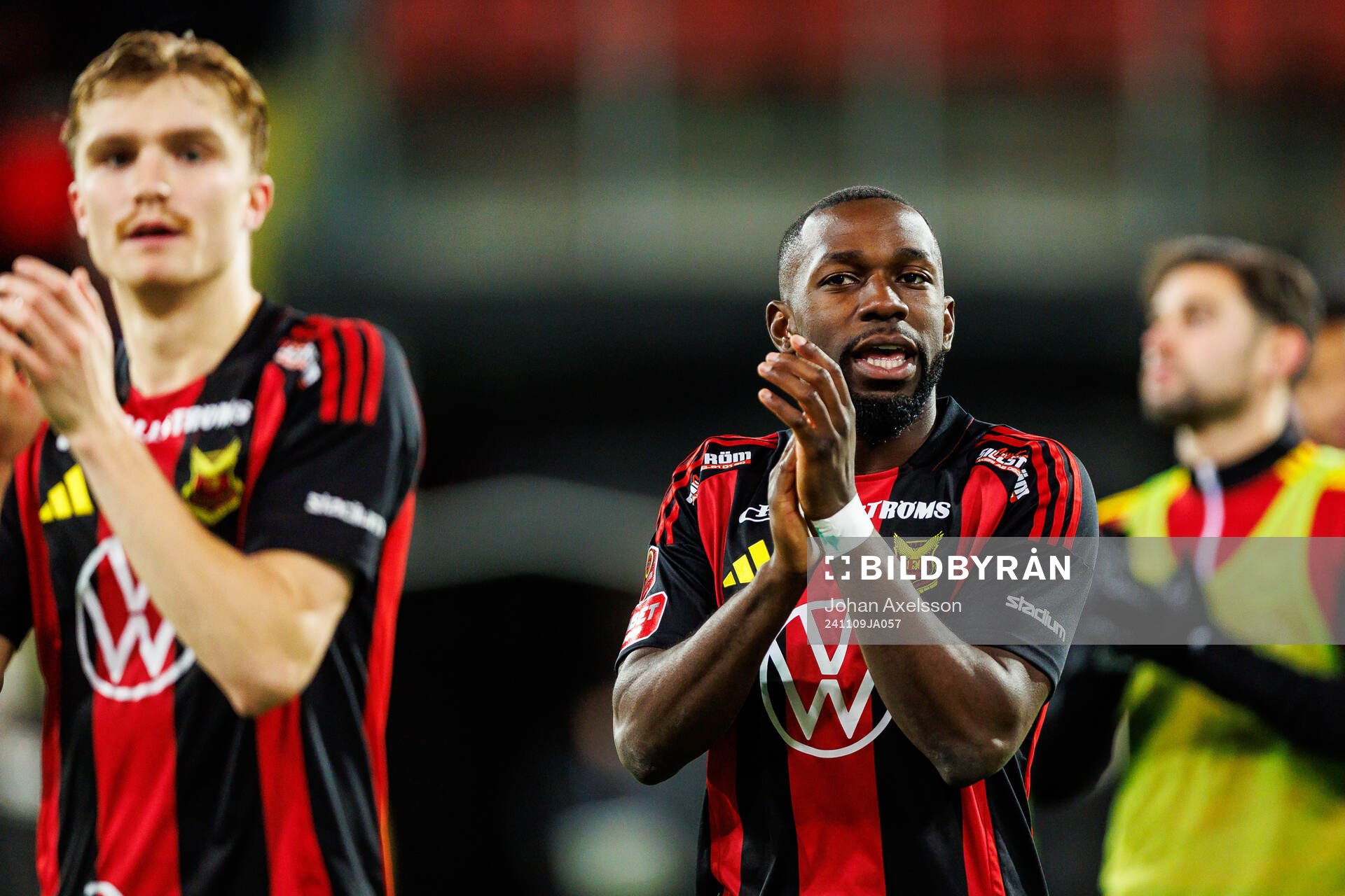 Östersunds Arquimides Ordonez jublar