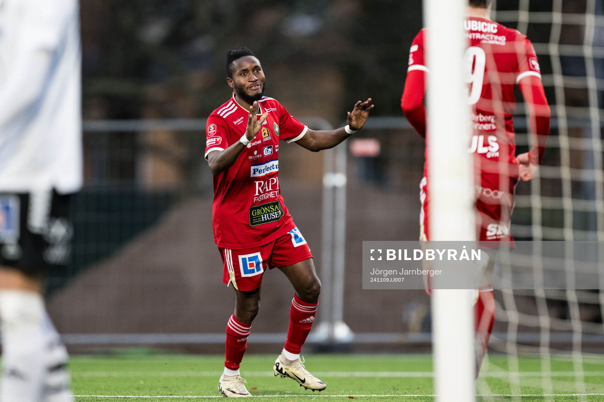 Skövde AIKs Mamudu Moro jublar