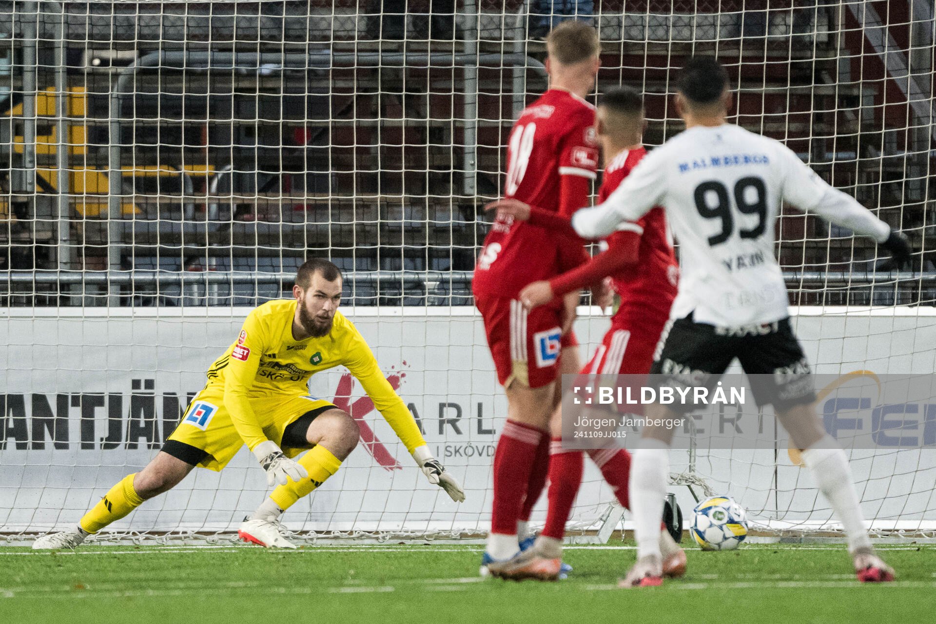 Skövde AIKs målvakt Markus Fröjd