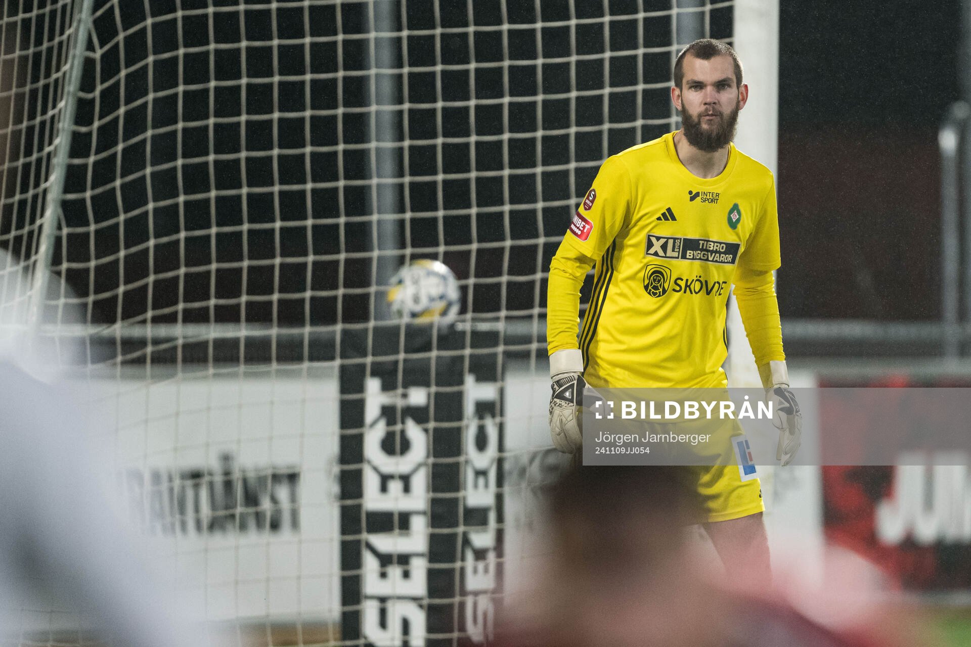 Skövde AIKs målvakt Markus Fröjd