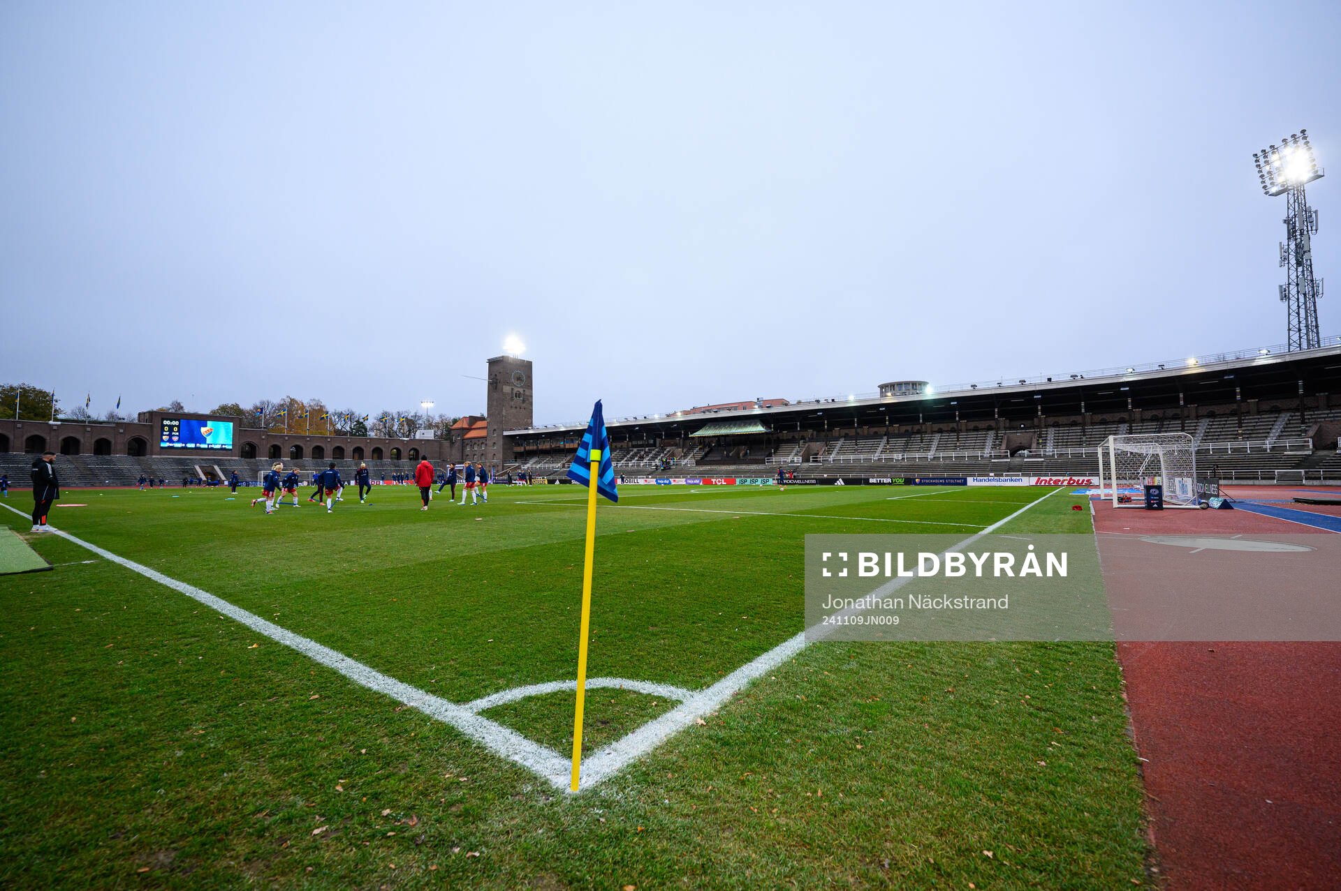 Interiör av Stockholm Stadion