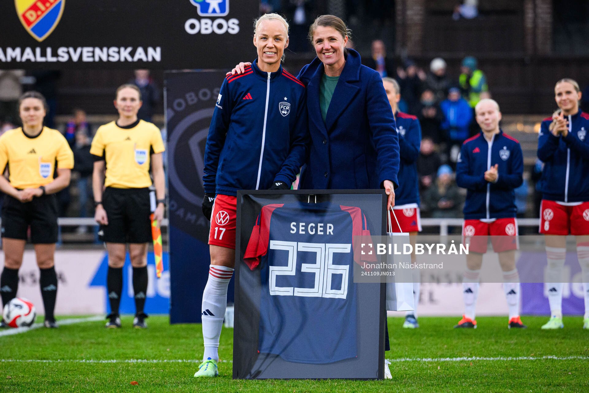 Rosengårds Caroline Seger hyllas