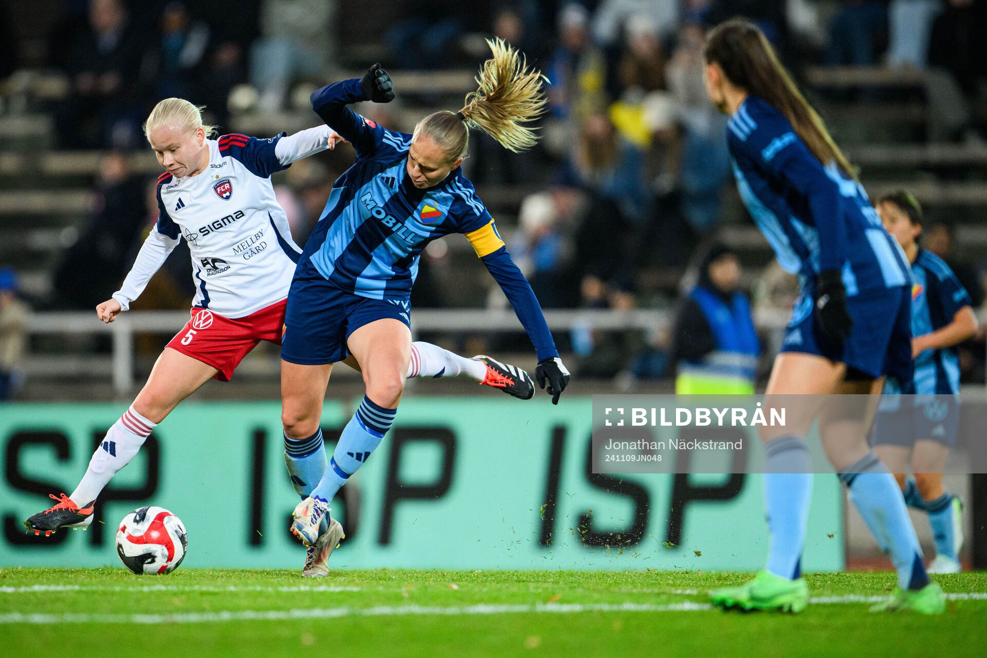 Rosengårds Anni Hartikainen och Djurgårdens Matilda Plan
