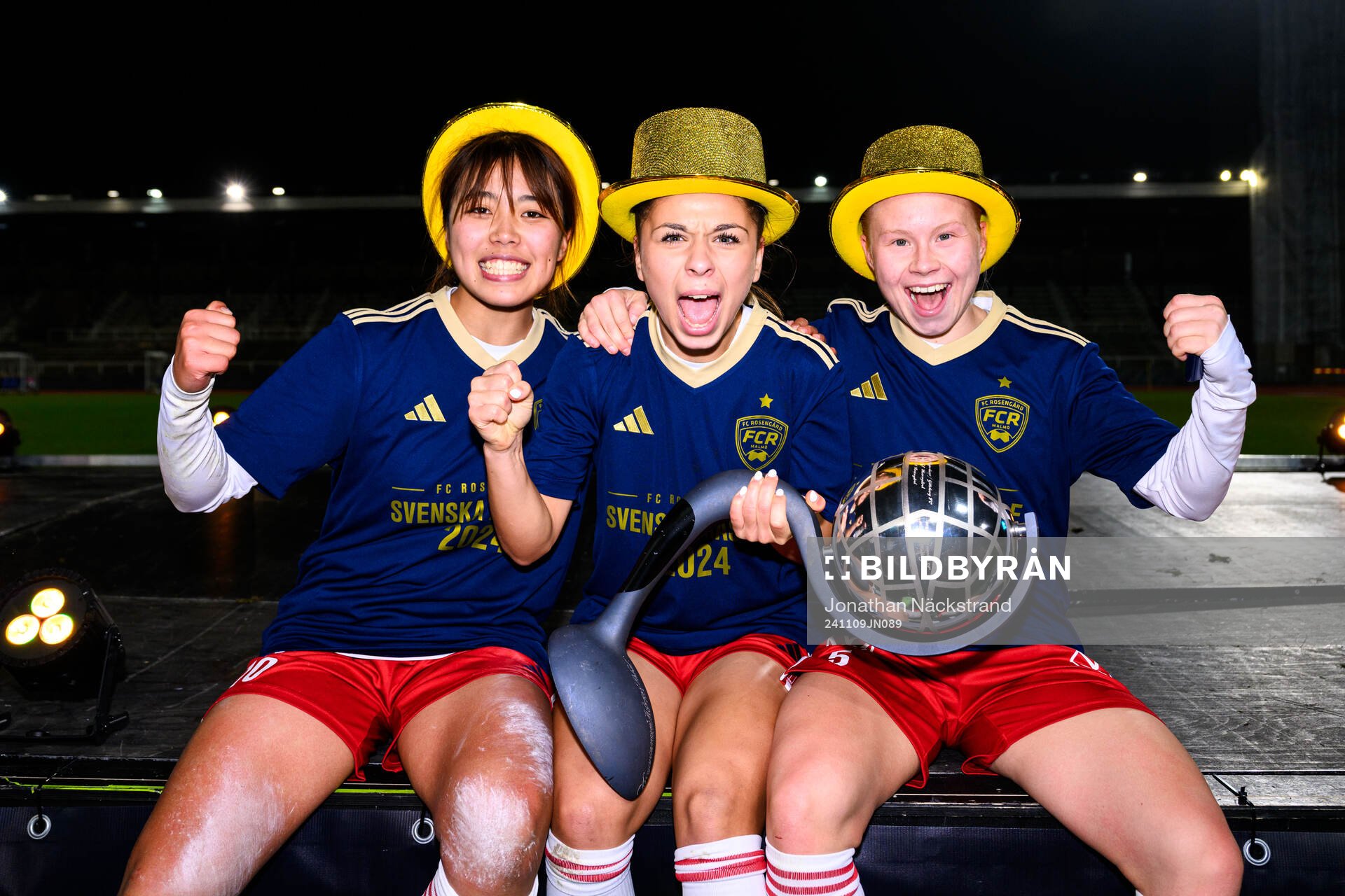 Rosengårds Momoko Tanikawa, Mikaela Stojanovska och Anni