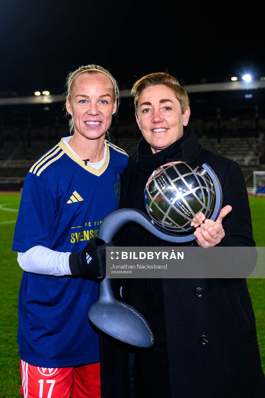 Rosengårds Caroline Seger och sportchef Therese Sjögran
