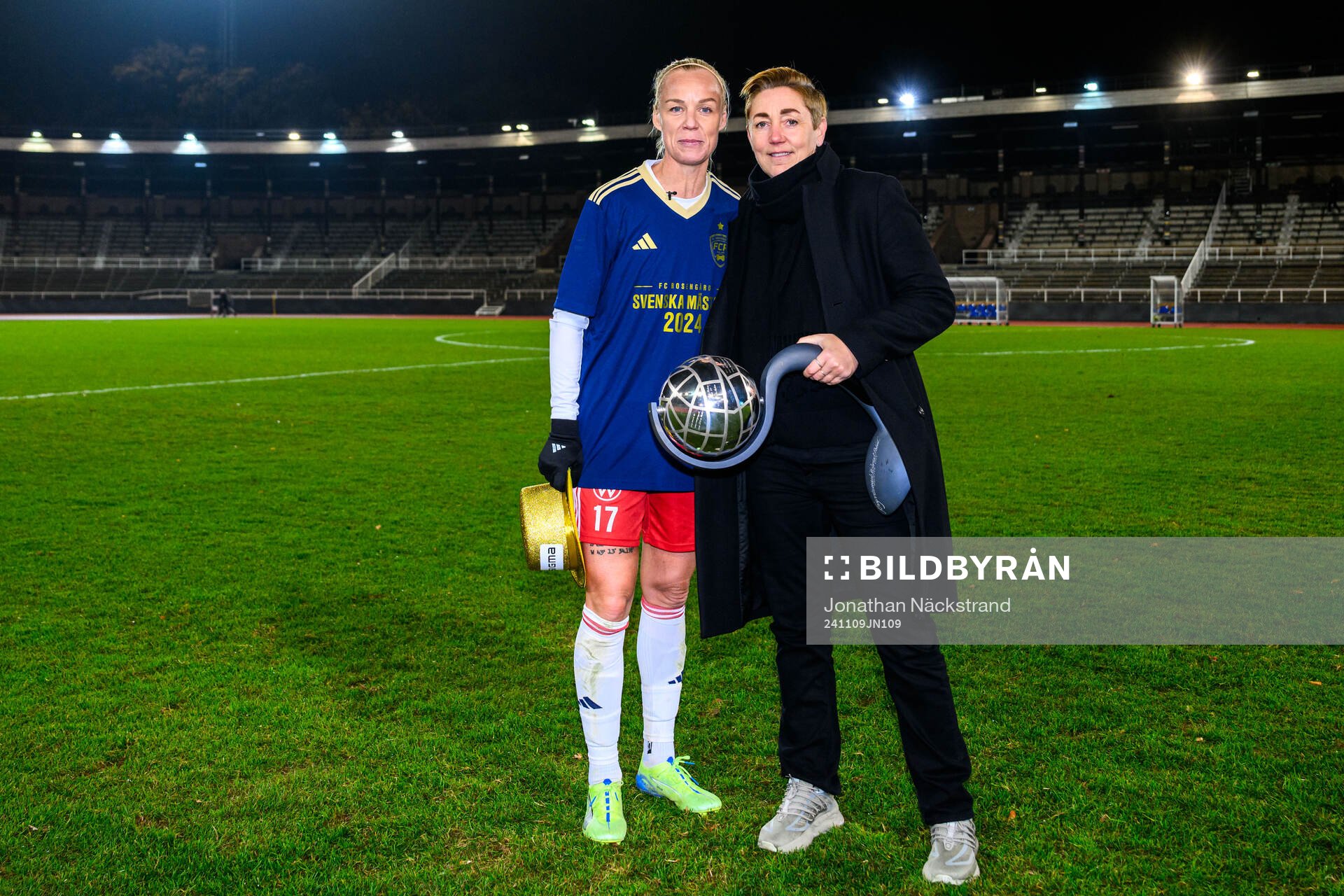 Rosengårds Caroline Seger och sportchef Therese Sjögran