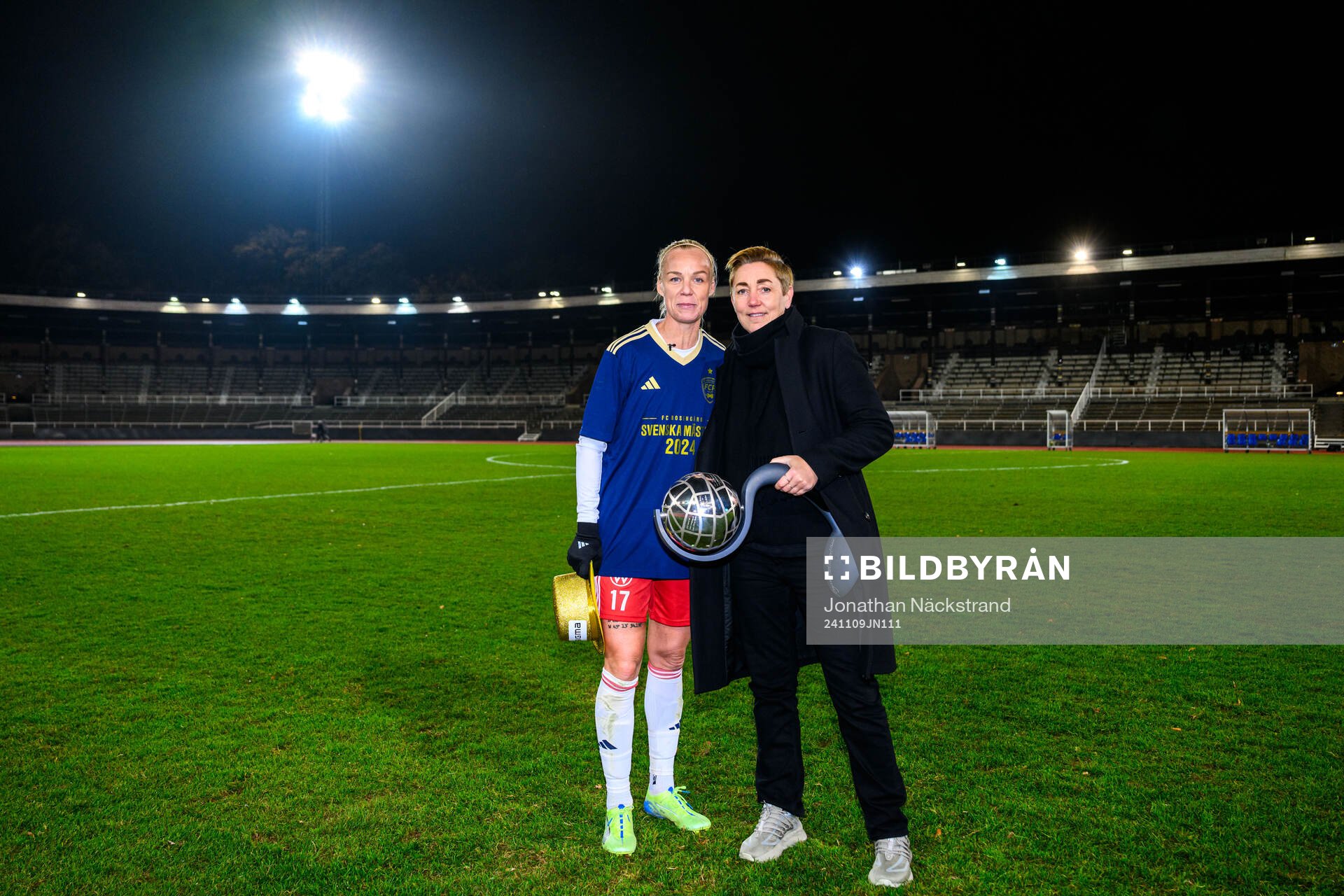 Rosengårds Caroline Seger och sportchef Therese Sjögran