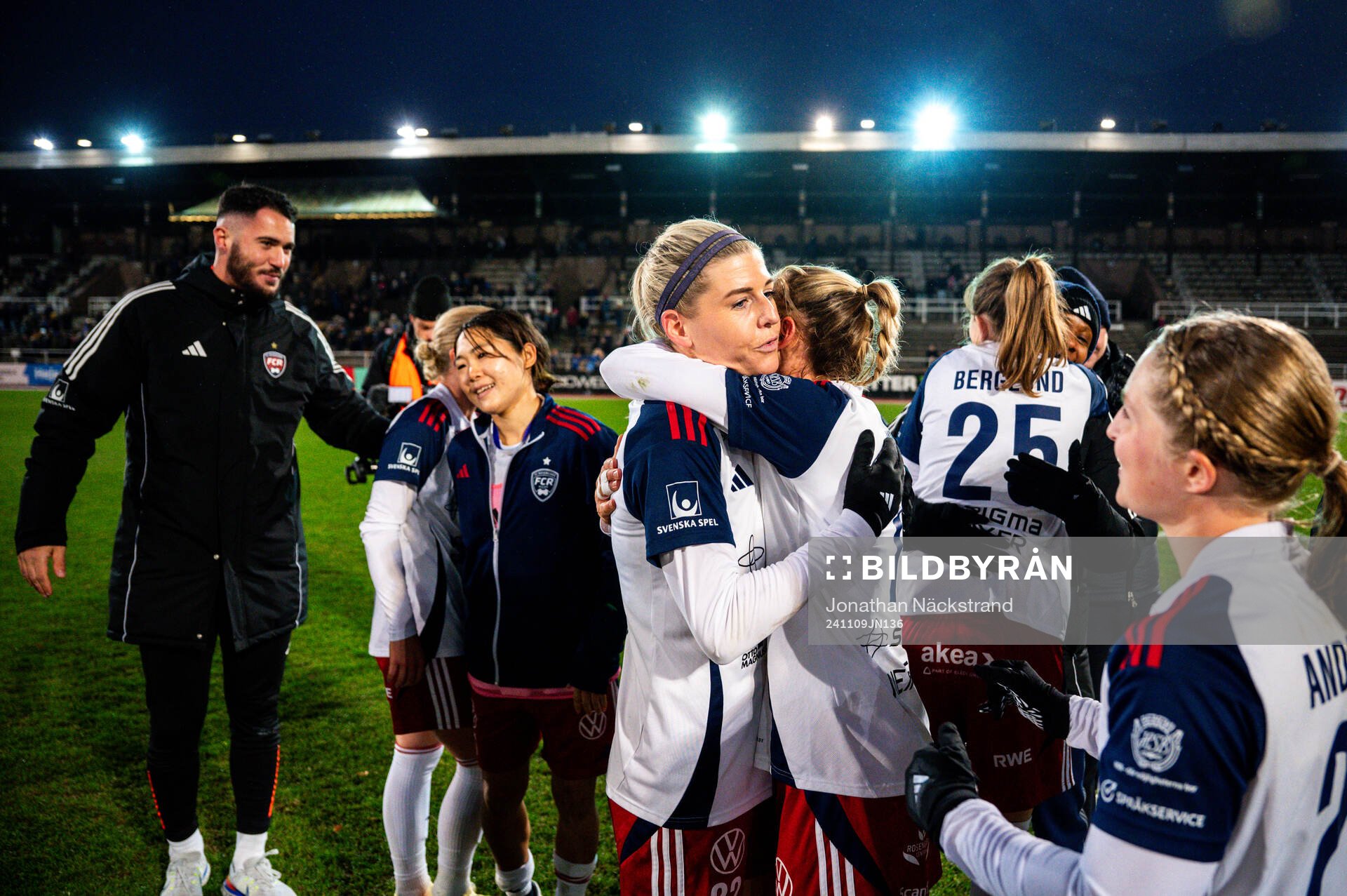 Rosengårds Olivia Schough jublar