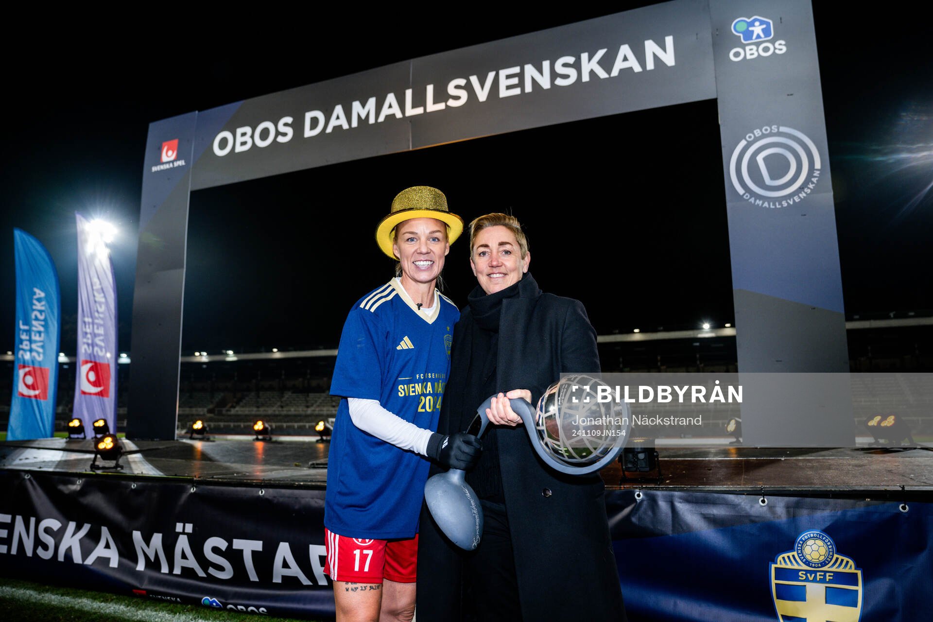 Rosengårds Caroline Seger och sportchef Therese Sjögran