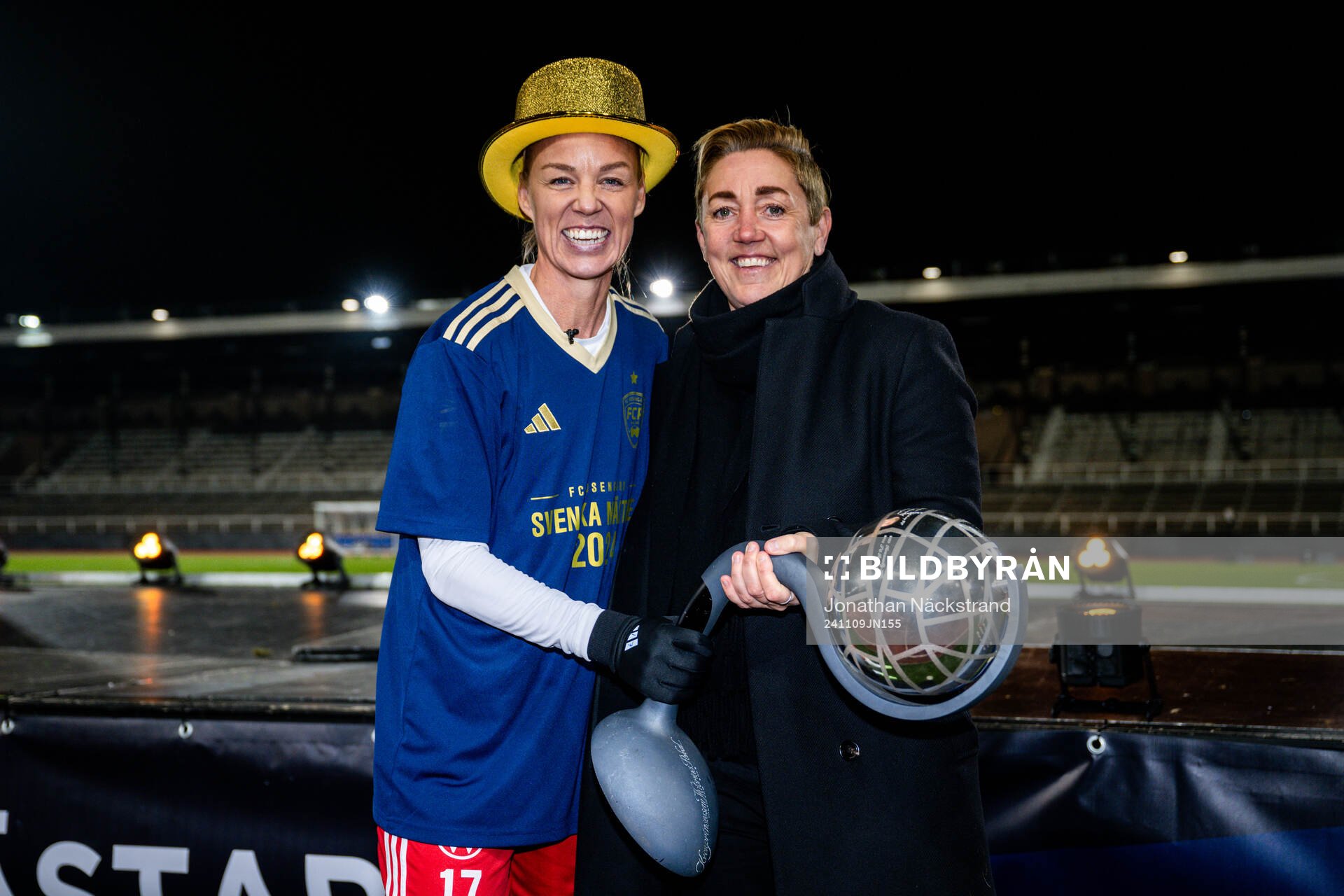 Rosengårds Caroline Seger och sportchef Therese Sjögran