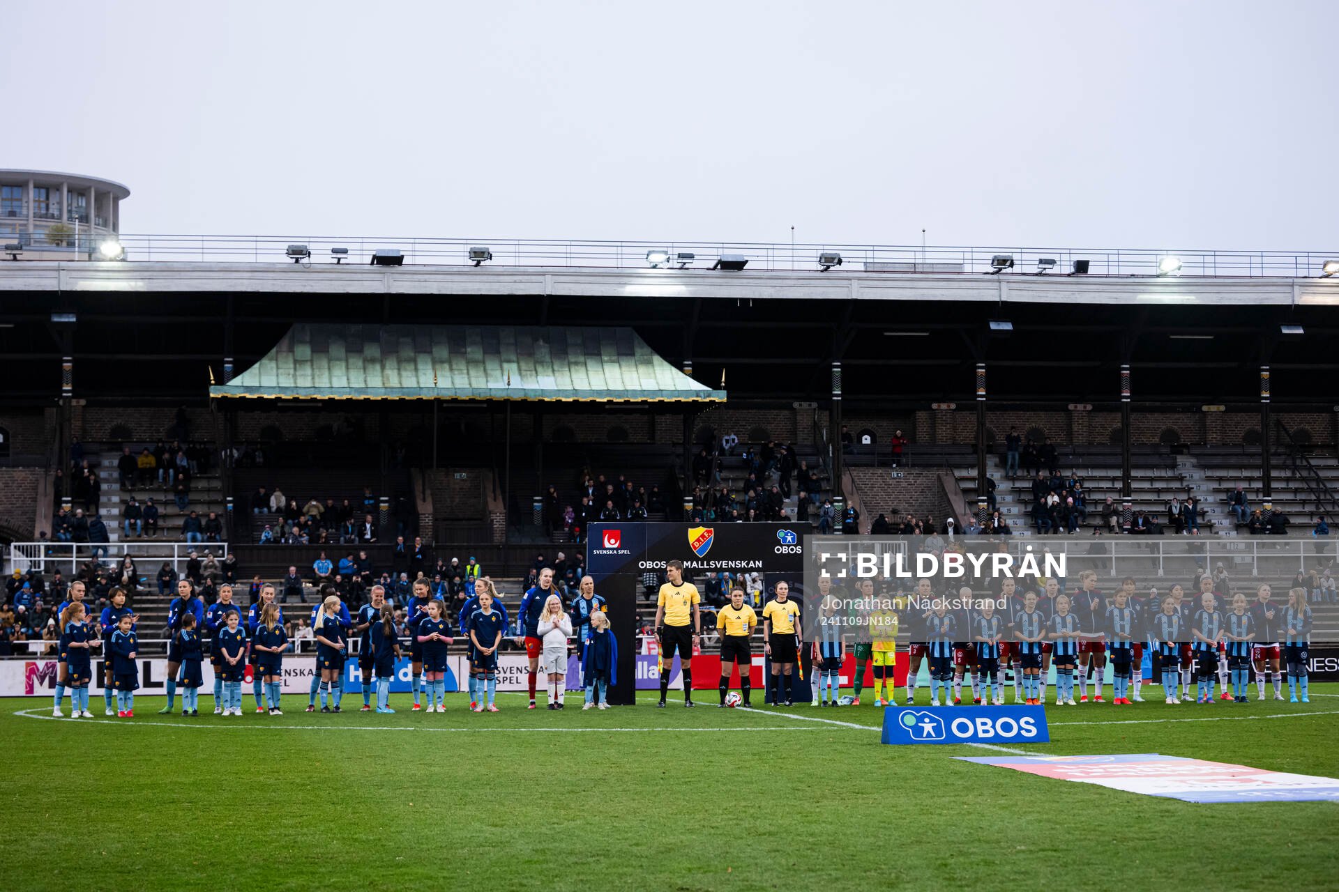 Djurgårdens och Rosengårds spelare