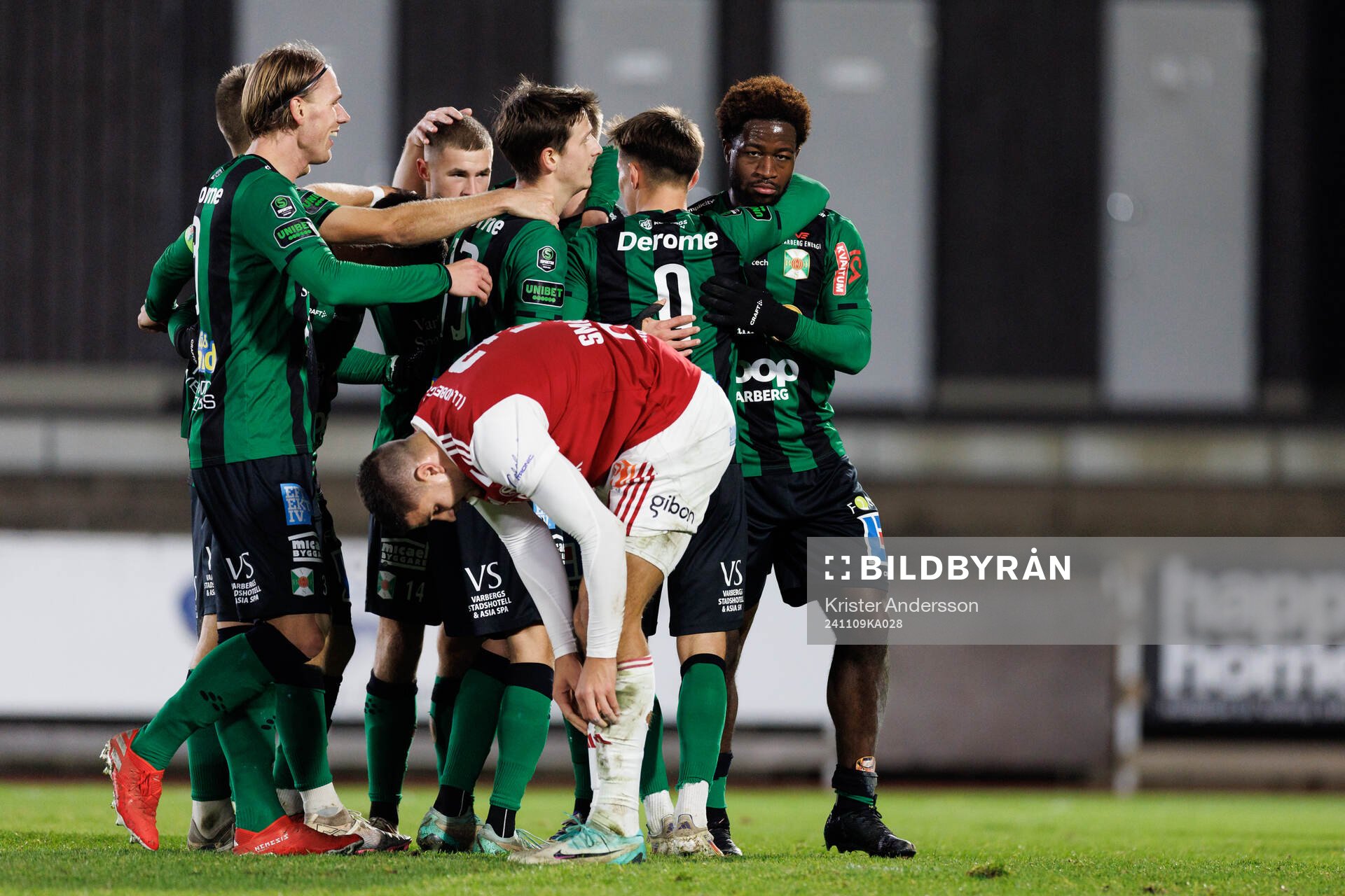 Varbergs Kevin Appiah Nyarko jublar